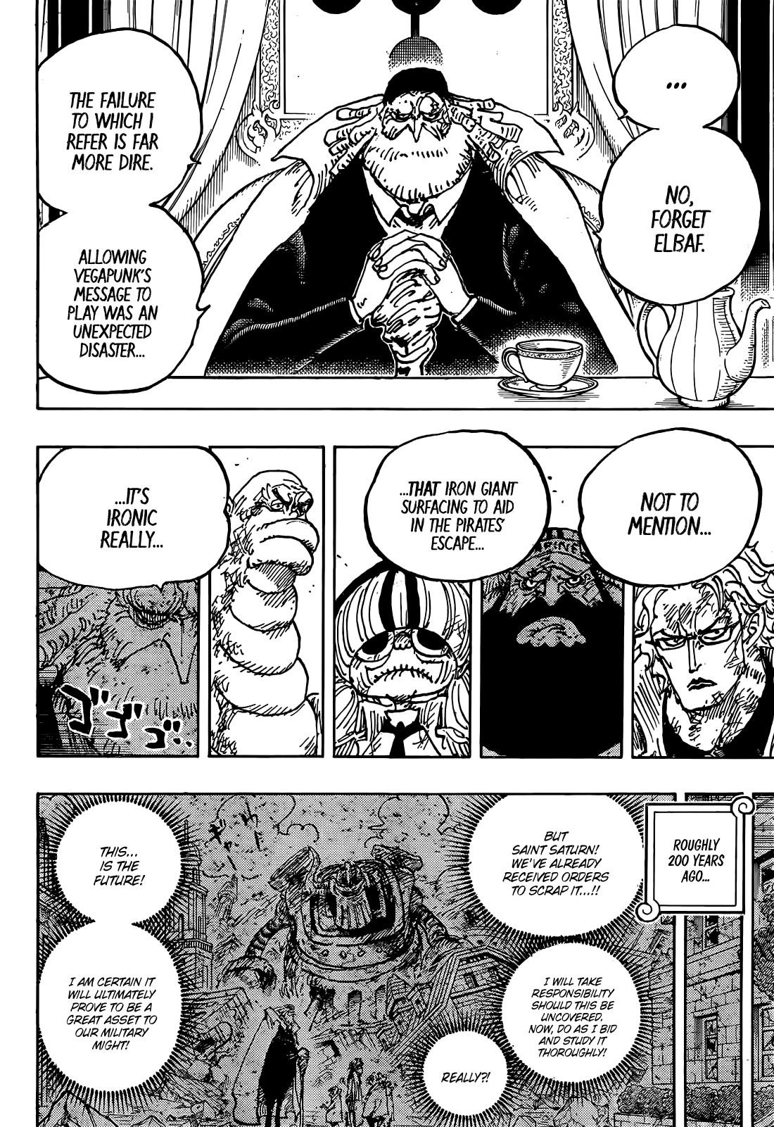 One Piece Manga Chapter 1125 page 4 - What Death Means