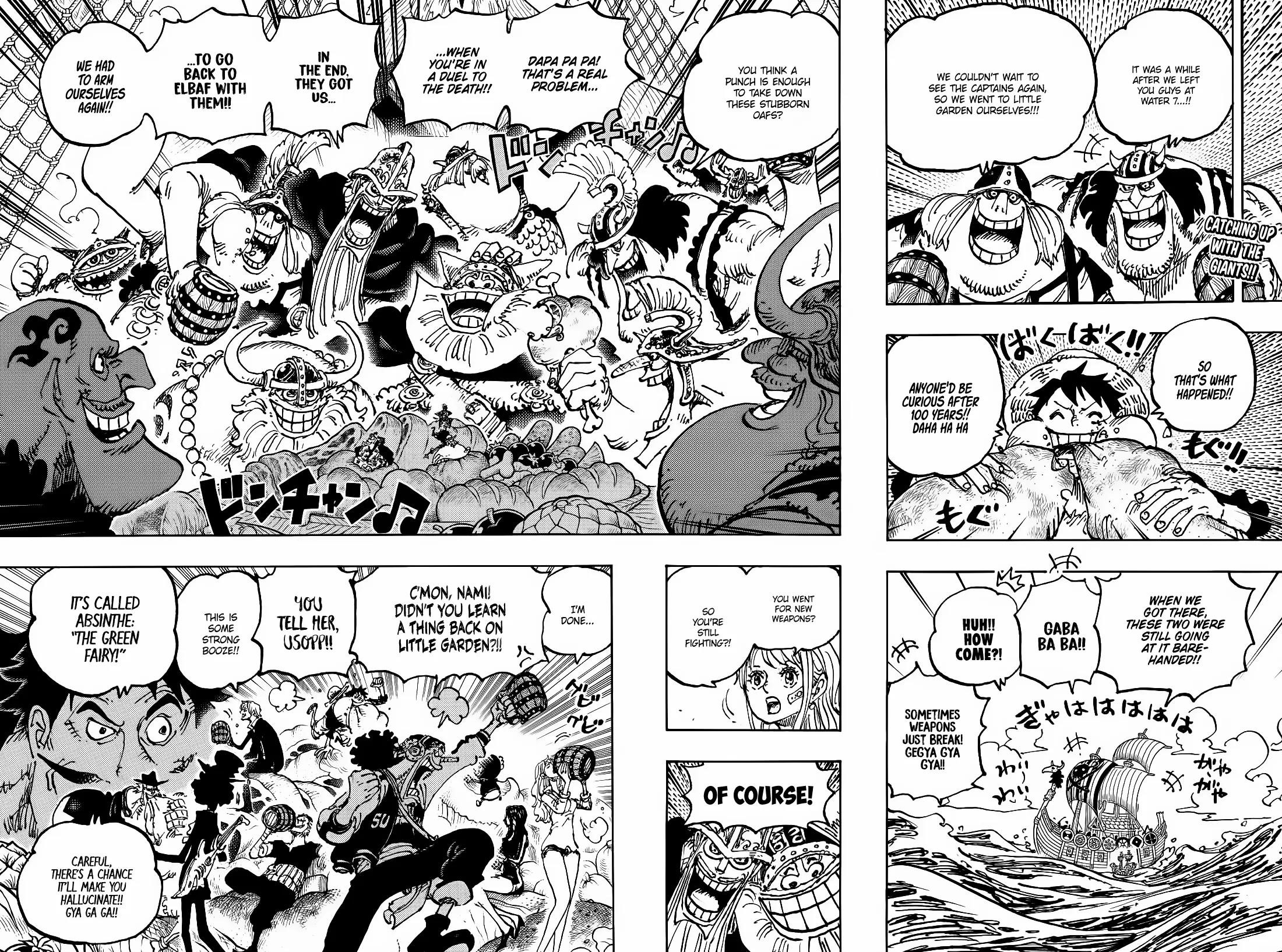One Piece Manga Chapter 1126 page 2 - Settling the Score