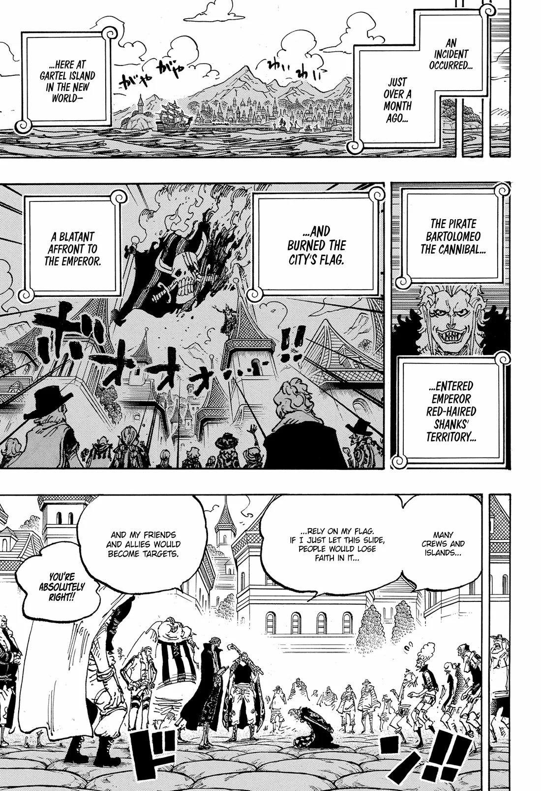 One Piece Manga Chapter 1126 page 4 - Settling the Score