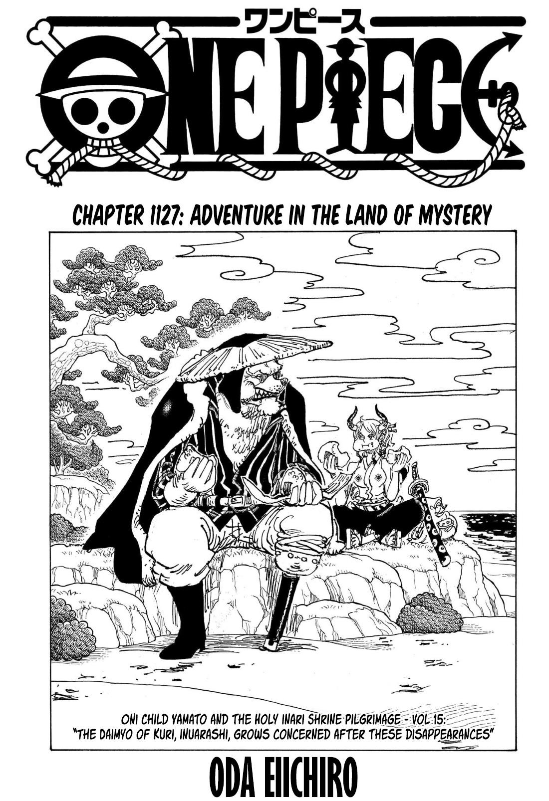 One Piece Manga Chapter 1127 page 1 - Adventure in the Land of Mystery