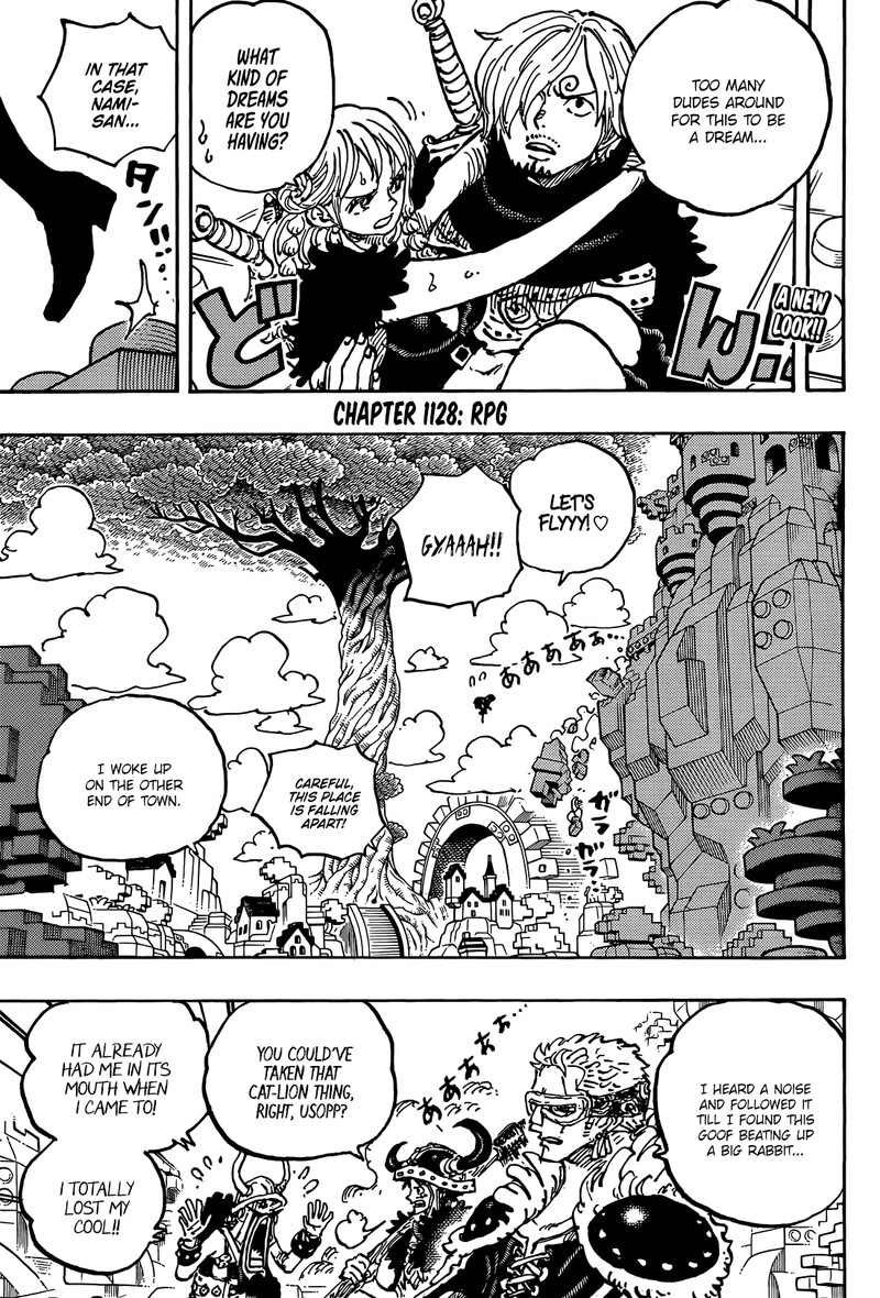 One Piece Manga Chapter 1128 page 3 - RPG