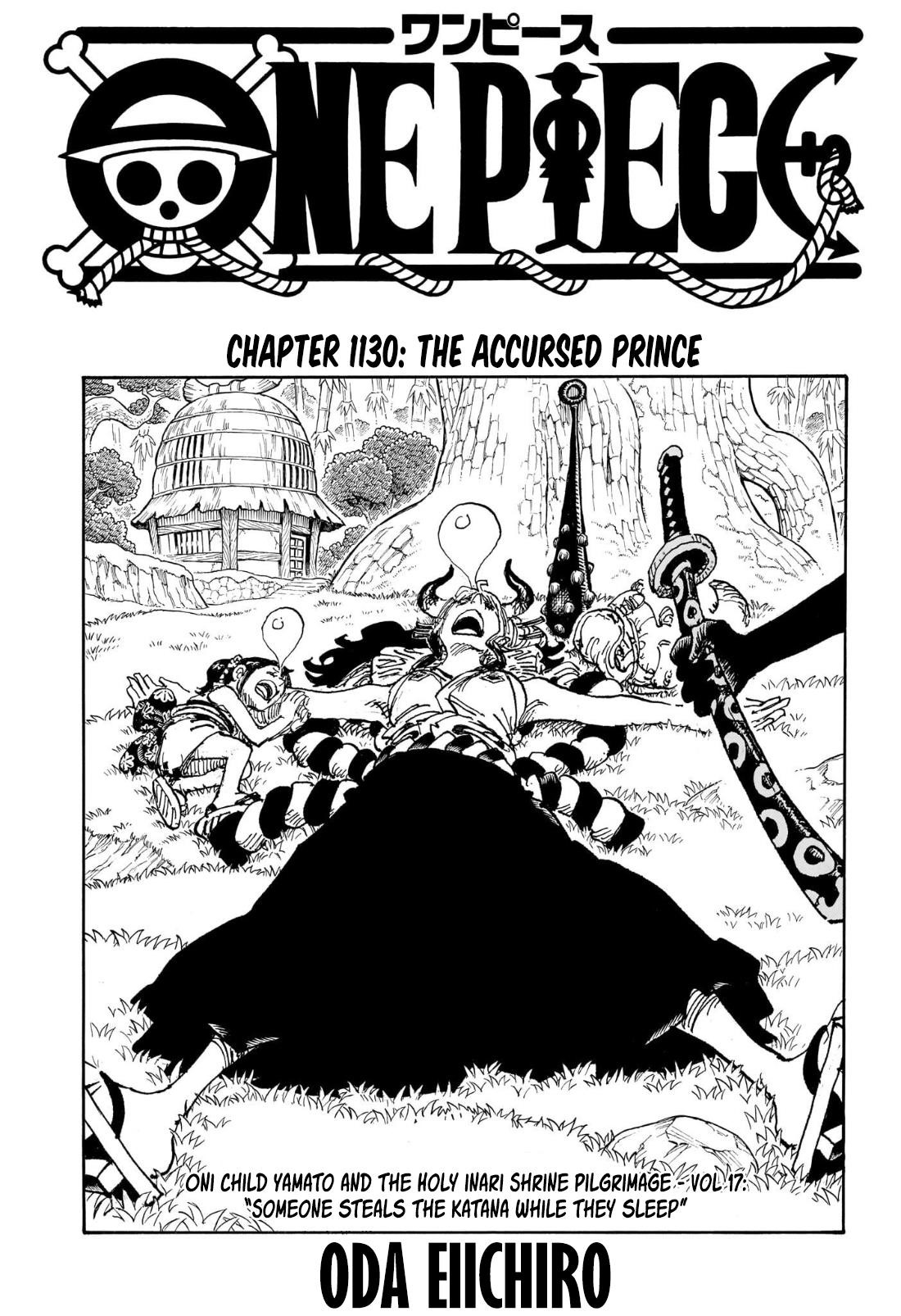 One Piece Manga Chapter 1130 page 1 - The Accursed Prince
