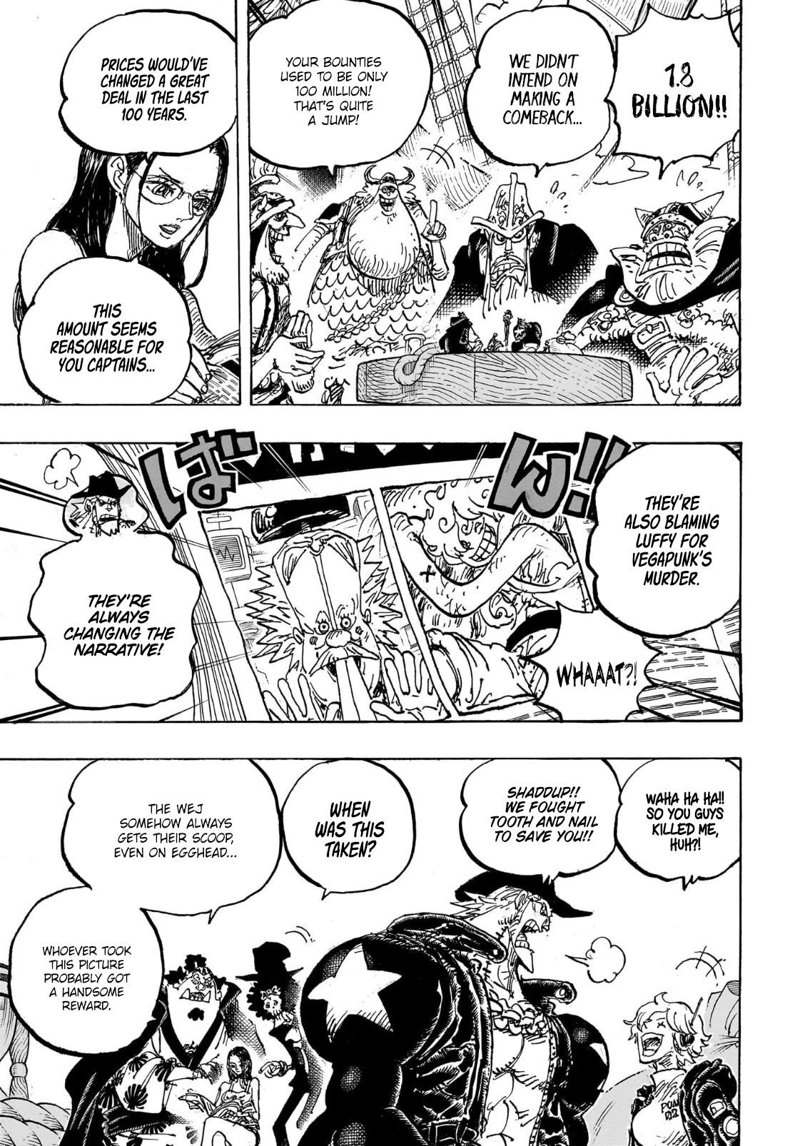 One Piece Manga Chapter 1130 page 9 - The Accursed Prince