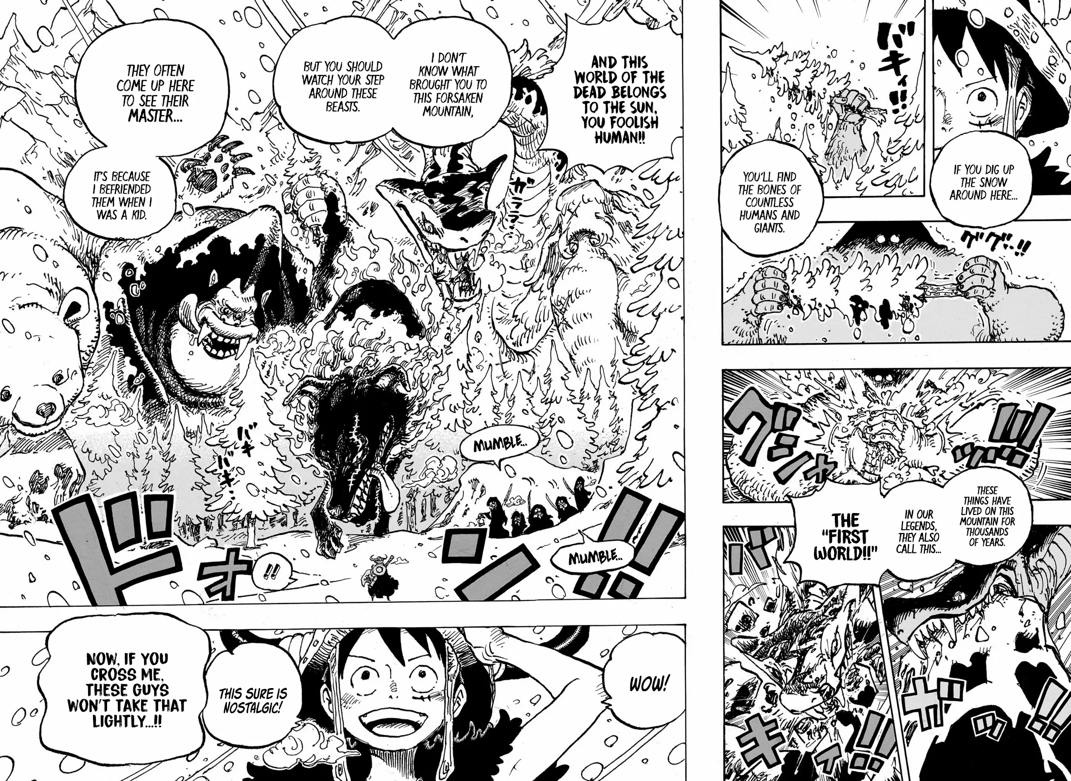 One Piece Manga Chapter 1131 page 6 - Loki in the Underworld