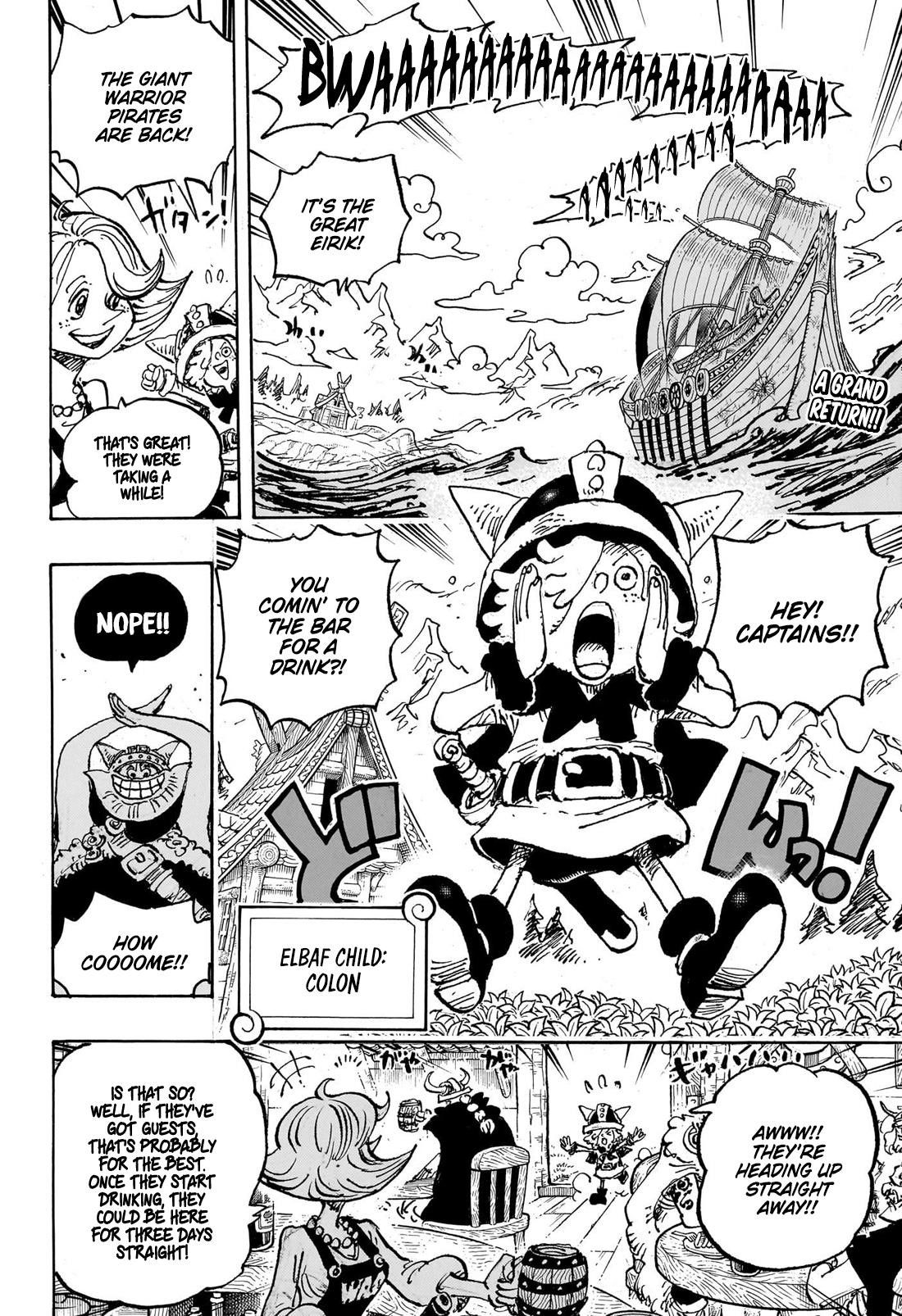 One Piece Manga Chapter 1132 page 2 - Adventure in Elbaph