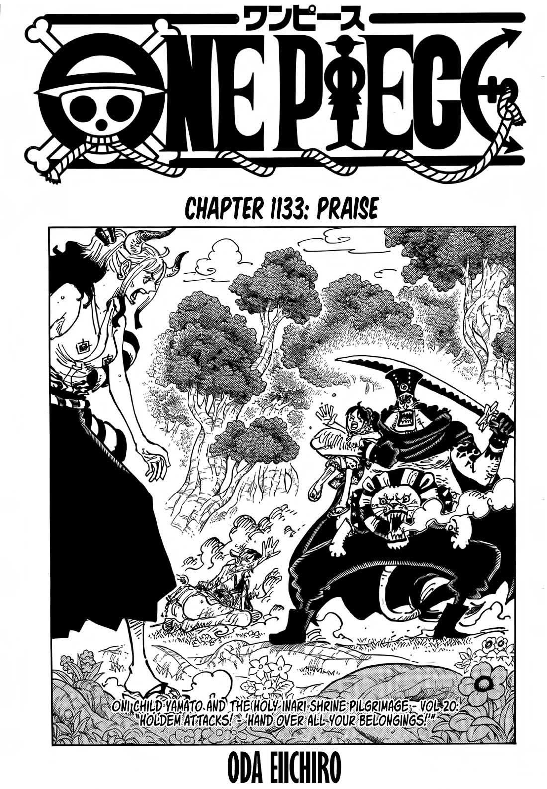 One Piece Manga Chapter 1133 page 1 - I Want You to Praise Me