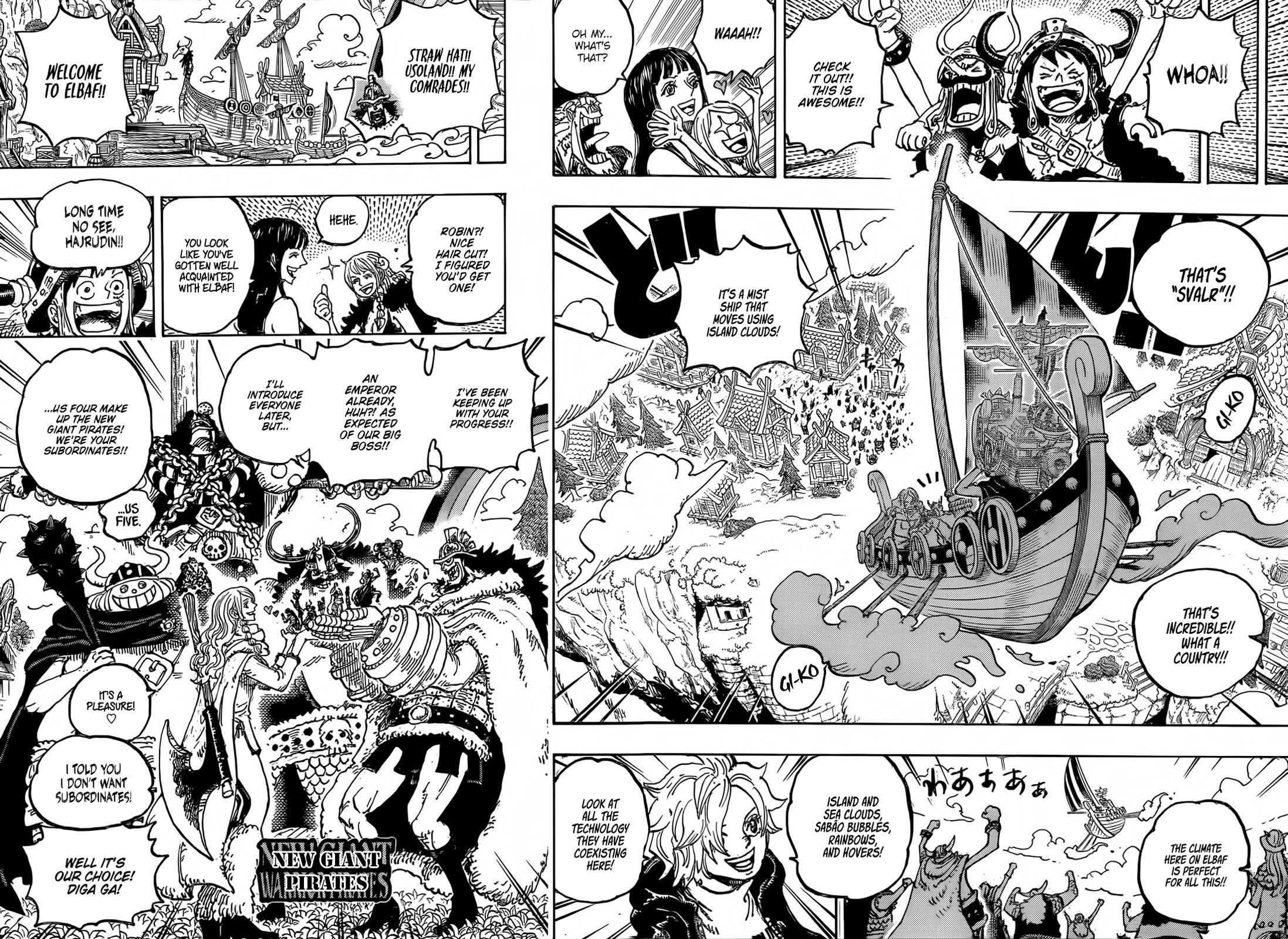 One Piece Manga Chapter 1133 page 6 - I Want You to Praise Me