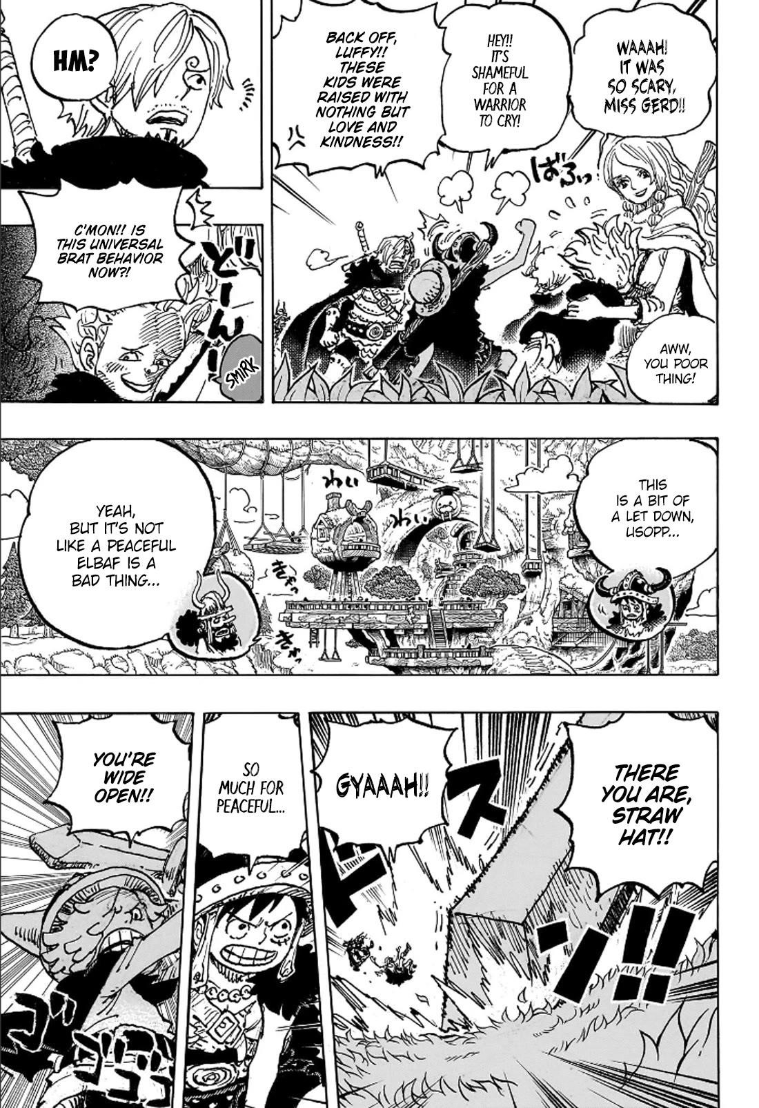One Piece Manga Chapter 1135 page 5 - Friends' Cups