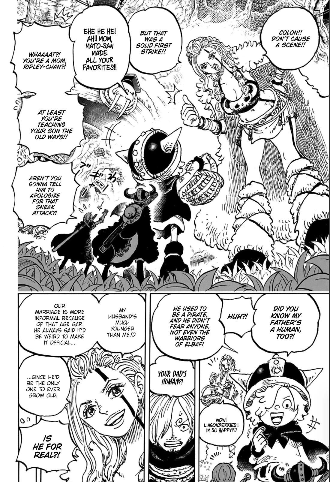 One Piece Manga Chapter 1135 page 8 - Friends' Cups