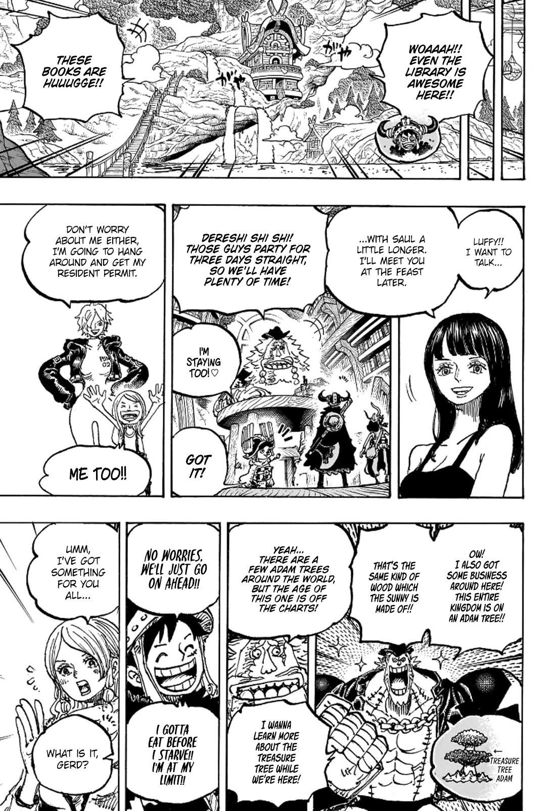 One Piece Manga Chapter 1135 page 9 - Friends' Cups