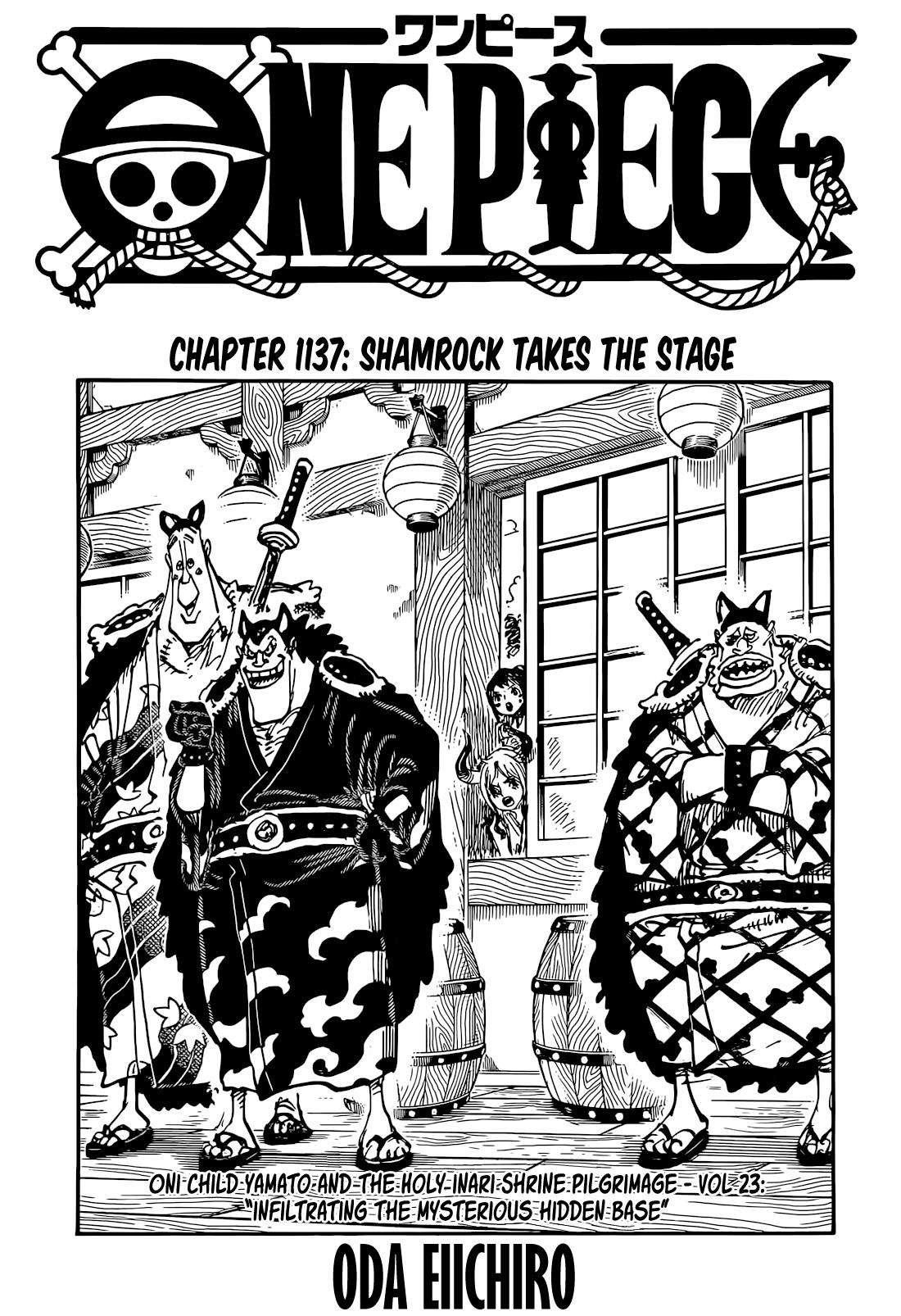 One Piece Manga Chapter 1137 page 1 - Introducing Shamrock
