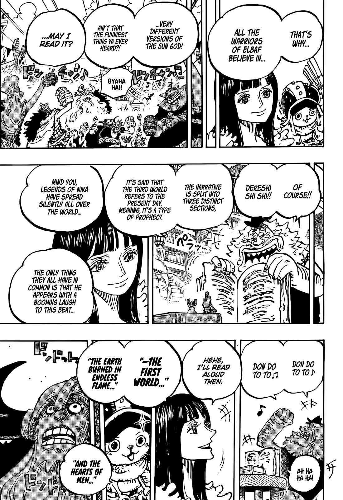 One Piece Manga Chapter 1138 page 14 - The Harley