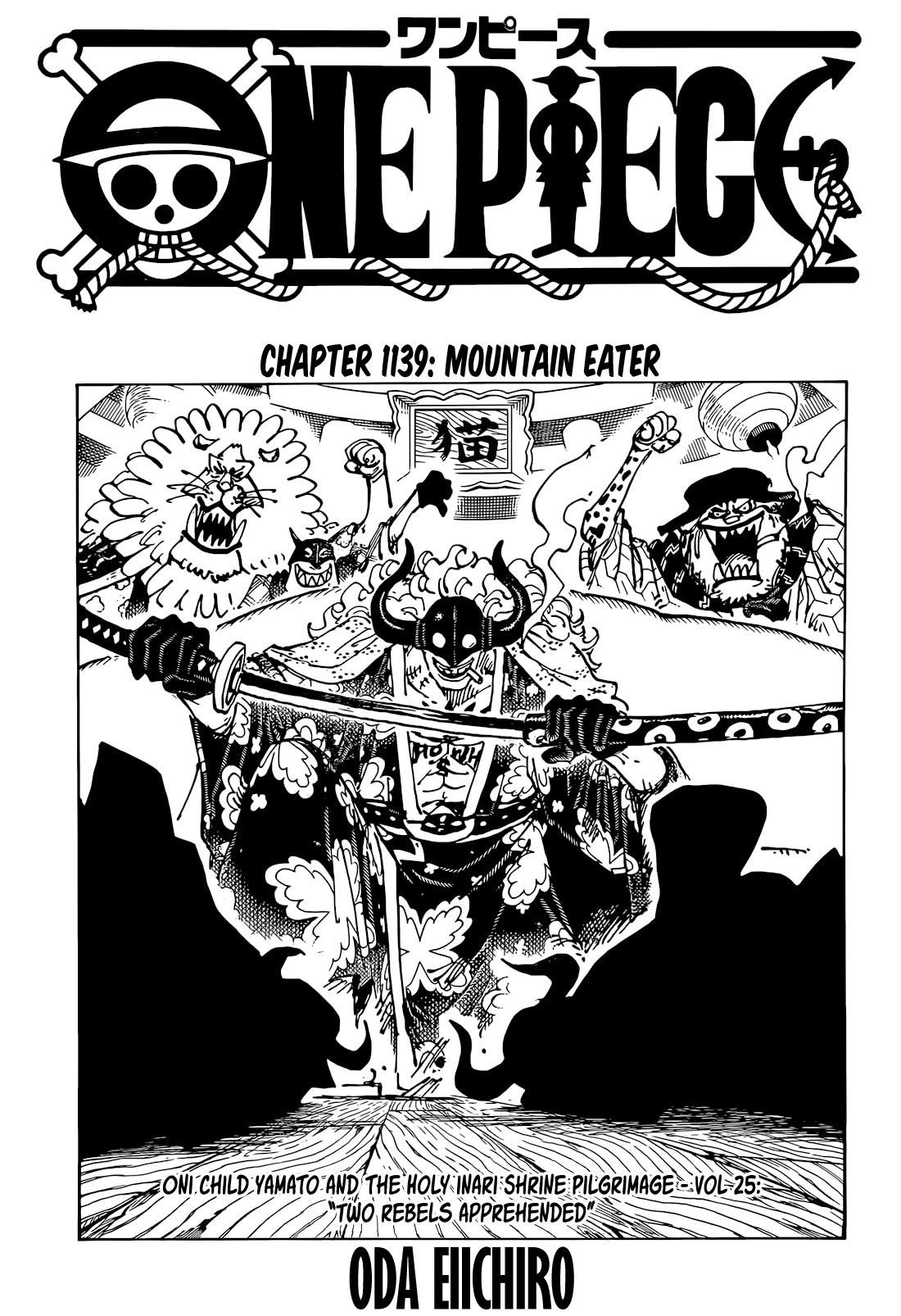 One Piece Manga Chapter 1139 page 1 - Mountain-Eater