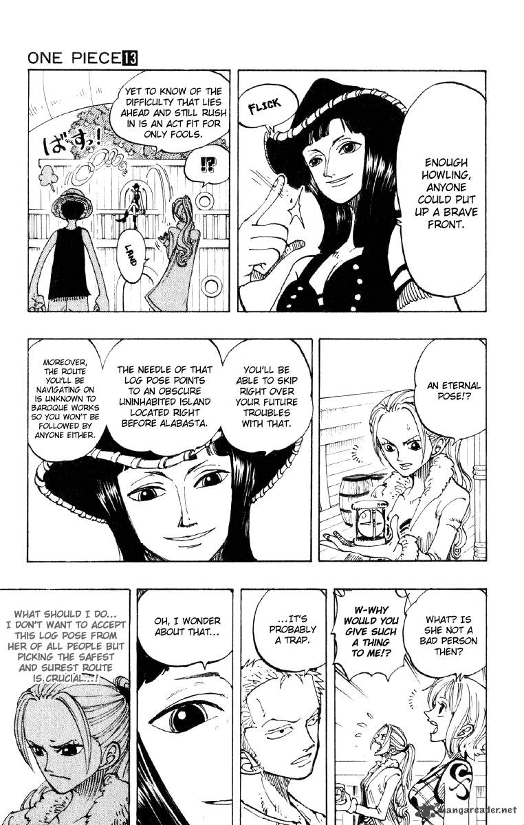 One Piece Manga Chapter 114 page 15 - The Course