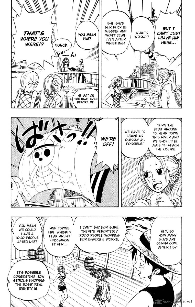 One Piece Manga Chapter 114 page 4 - The Course