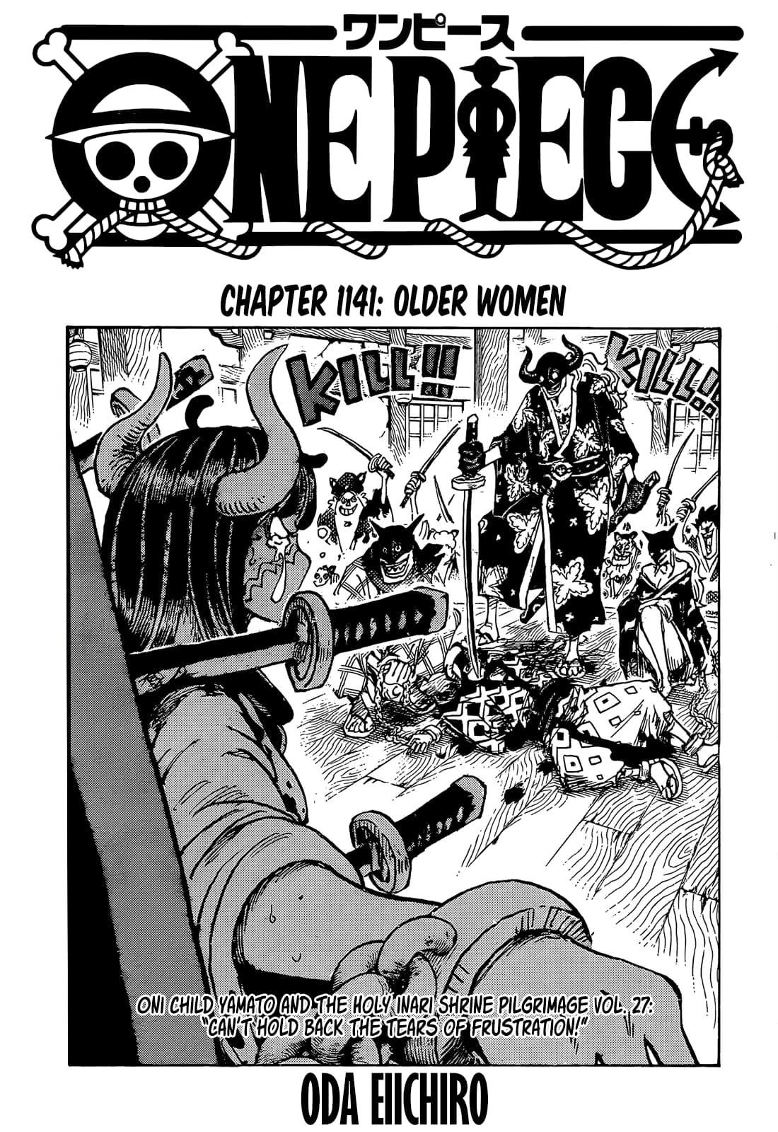 One Piece Manga Chapter 1141 page 1 - An Older Woman
