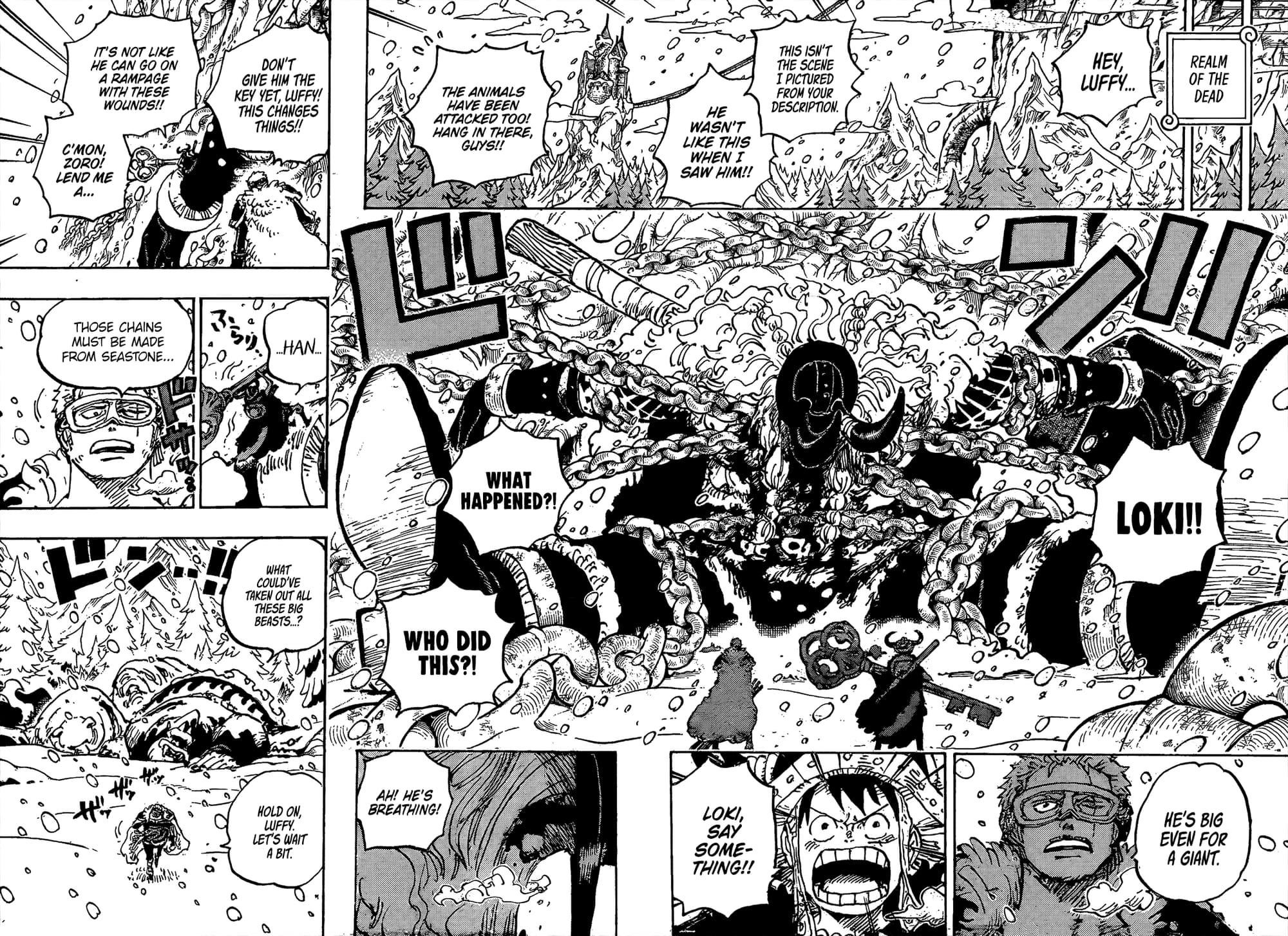 One Piece Manga Chapter 1141 page 8 - An Older Woman