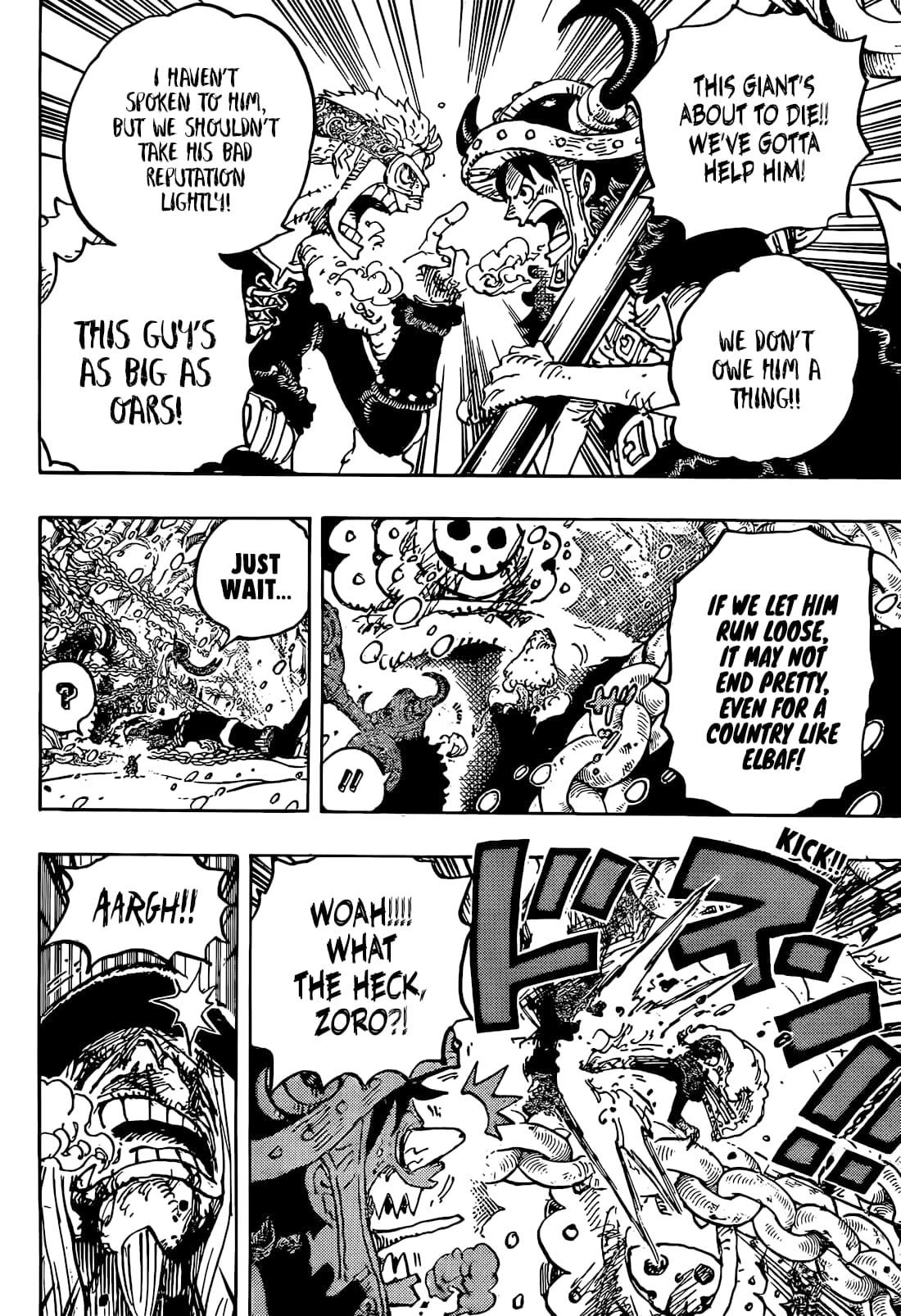 One Piece Manga Chapter 1141 page 9 - An Older Woman