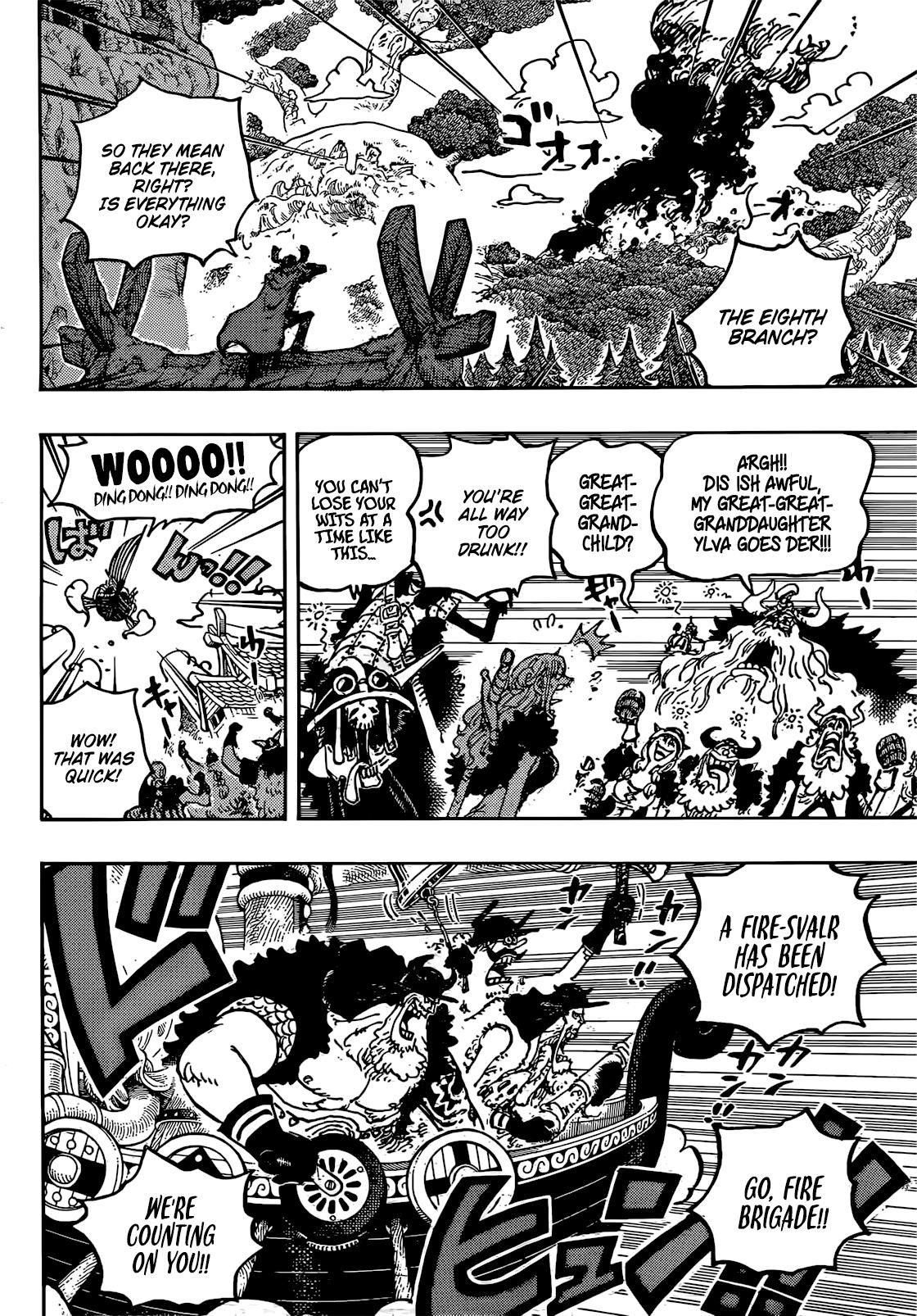 One Piece Manga Chapter 1143 page 5 - Knights of God