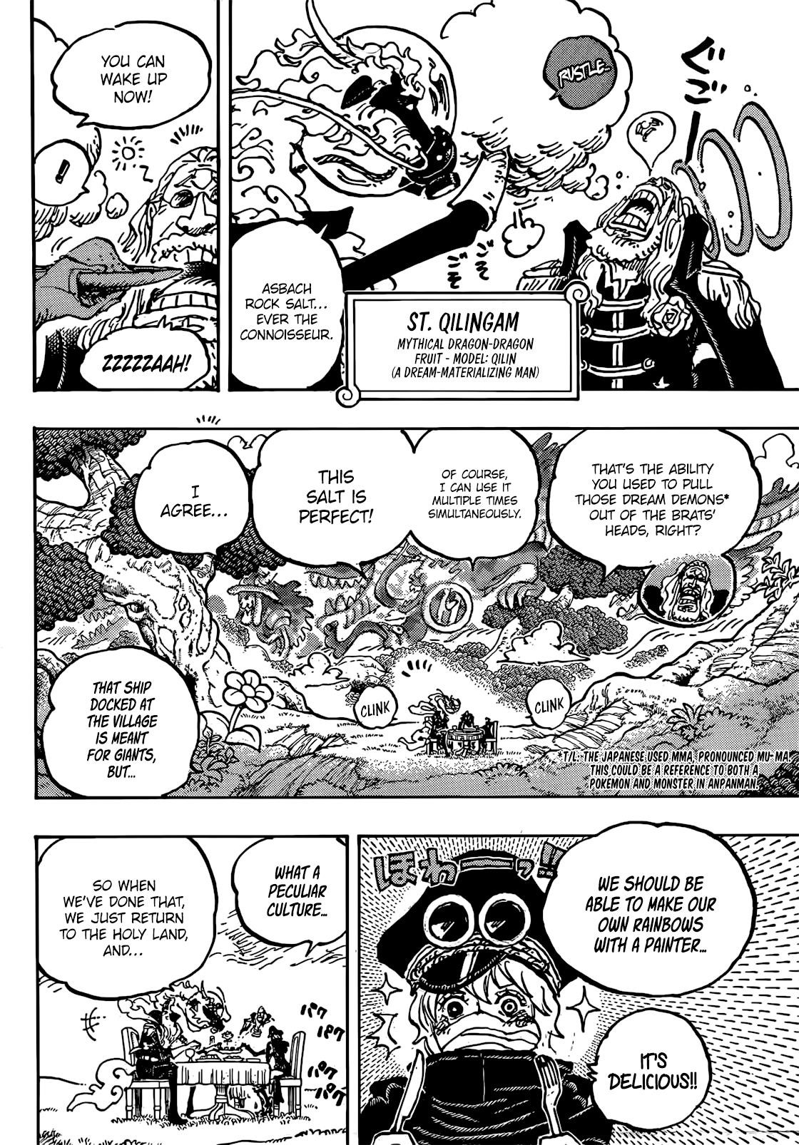 One Piece Manga Chapter 1143 page 9 - Knights of God