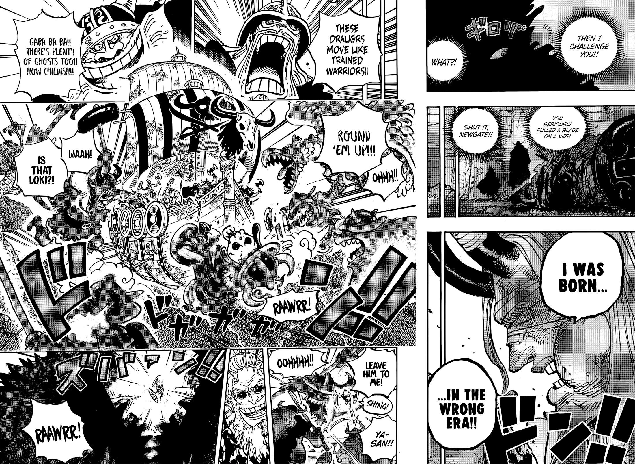 One Piece Manga Chapter 1145 page 10 - Wildfire in Forest Sector 2, Branch Route 8