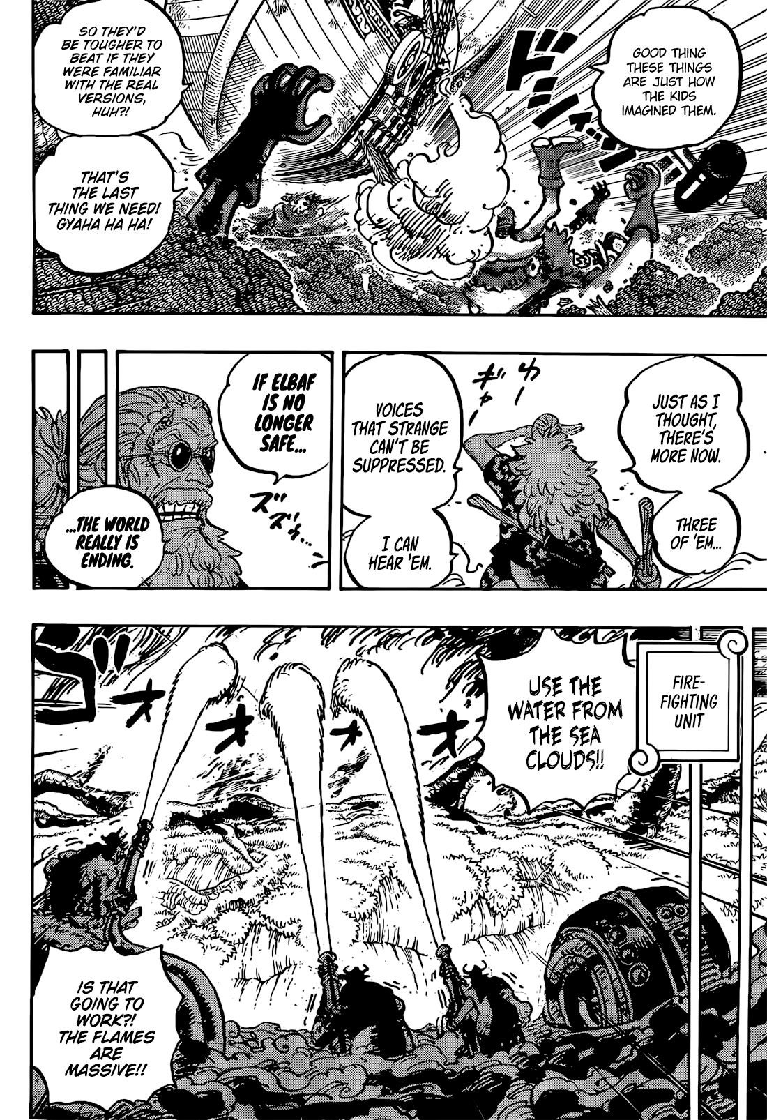 One Piece Manga Chapter 1145 page 11 - Wildfire in Forest Sector 2, Branch Route 8