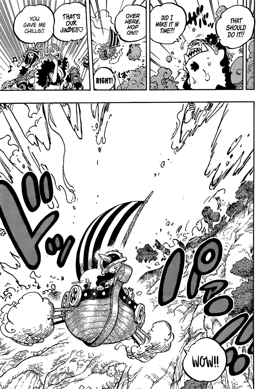 One Piece Manga Chapter 1145 page 14 - Wildfire in Forest Sector 2, Branch Route 8