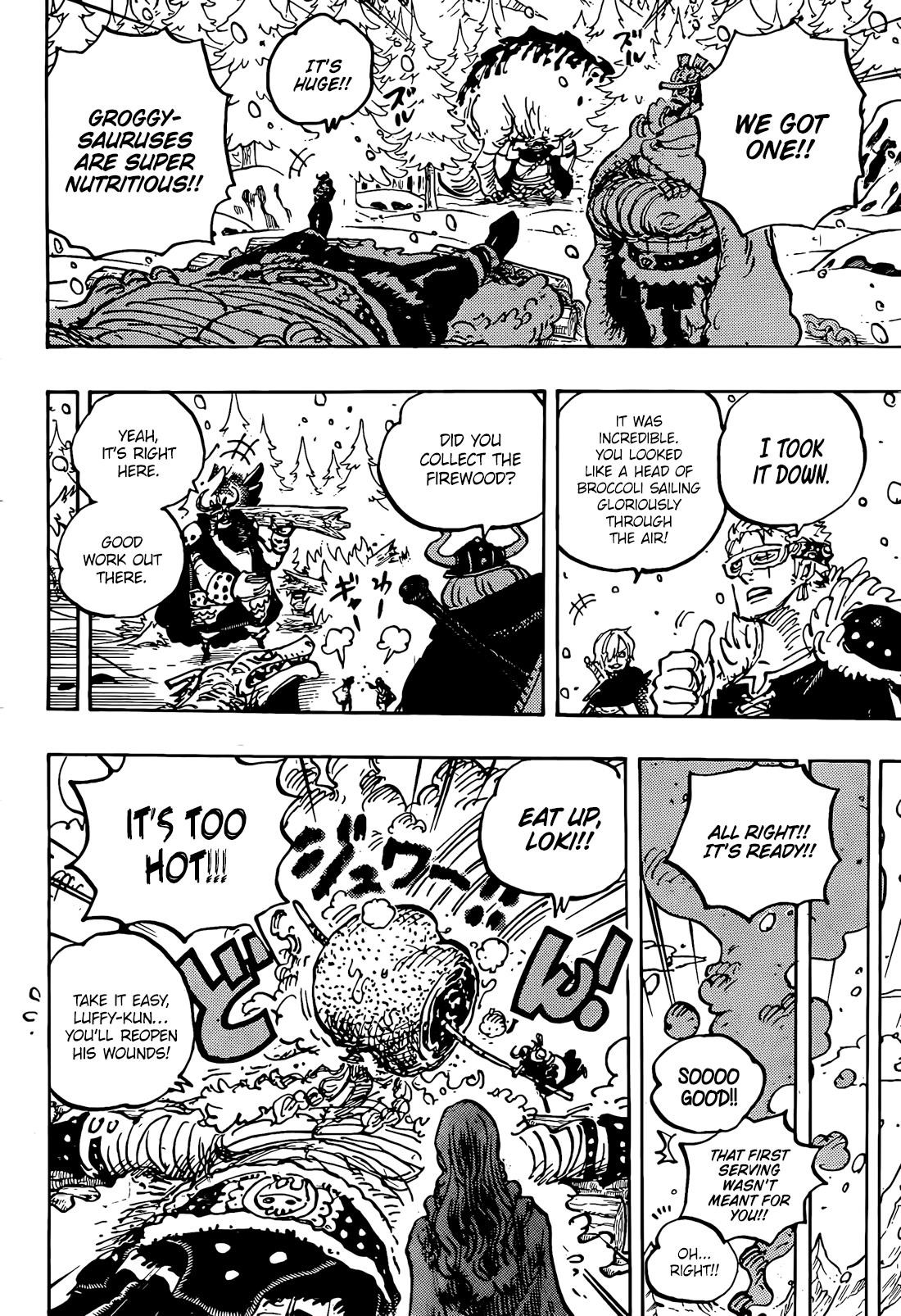 One Piece Manga Chapter 1145 page 6 - Wildfire in Forest Sector 2, Branch Route 8
