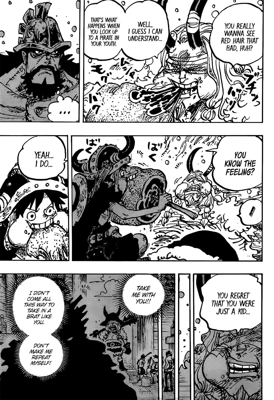 One Piece Manga Chapter 1145 page 9 - Wildfire in Forest Sector 2, Branch Route 8