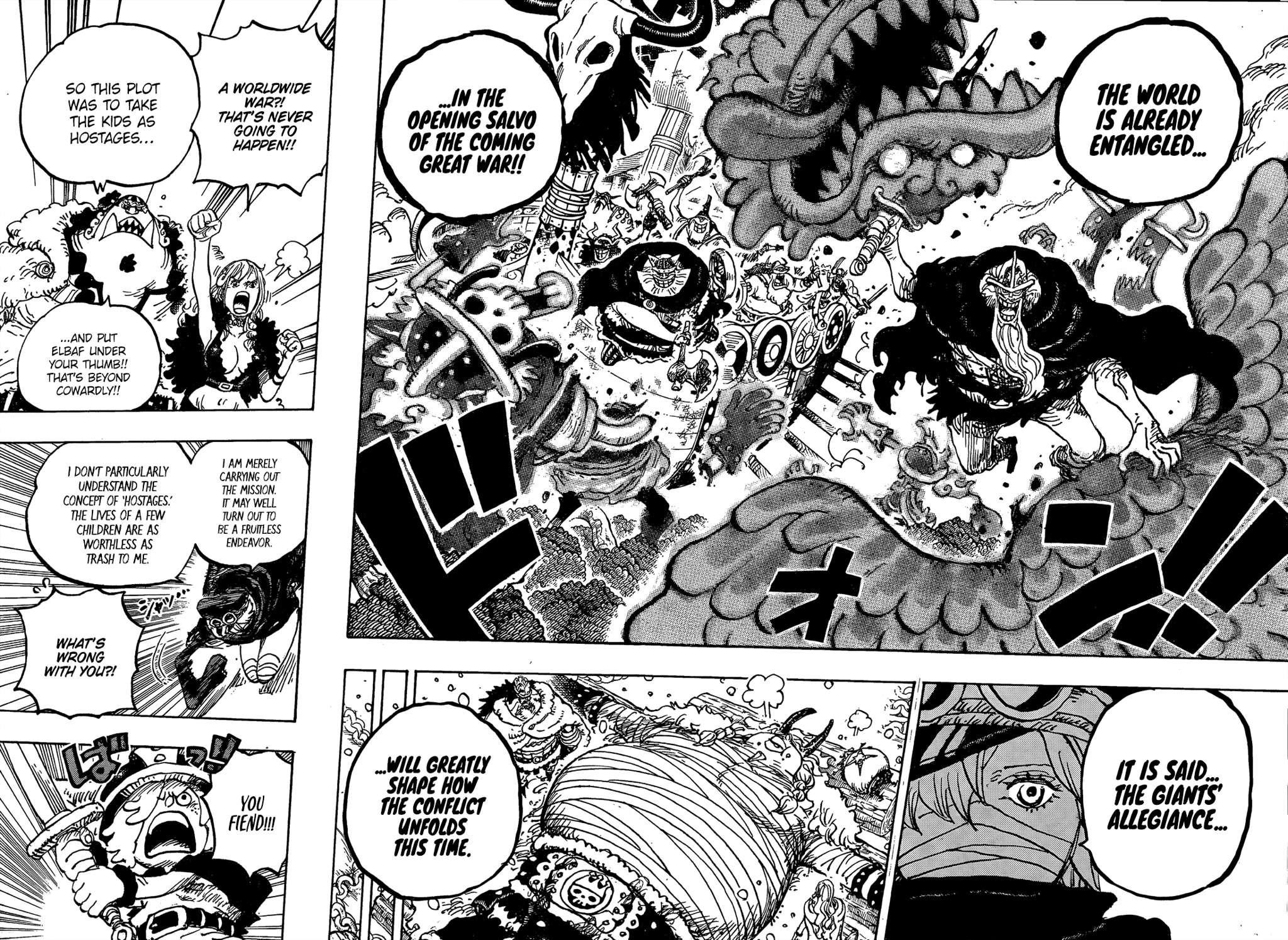 One Piece Manga Chapter 1146 page 10 - Motion in Stillness