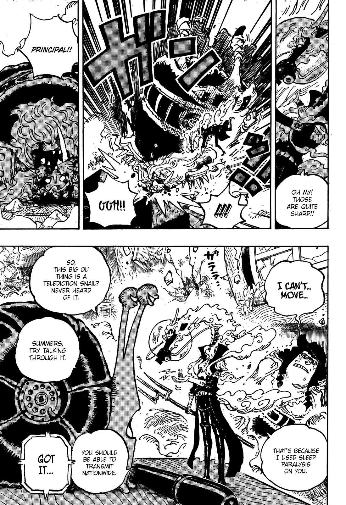 One Piece Manga Chapter 1146 page 14 - Motion in Stillness