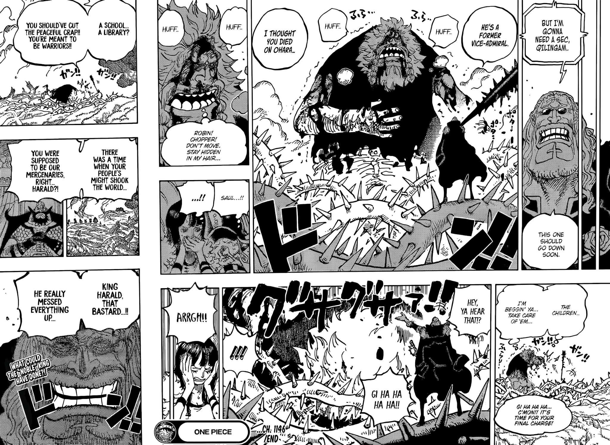 One Piece Manga Chapter 1146 page 15 - Motion in Stillness