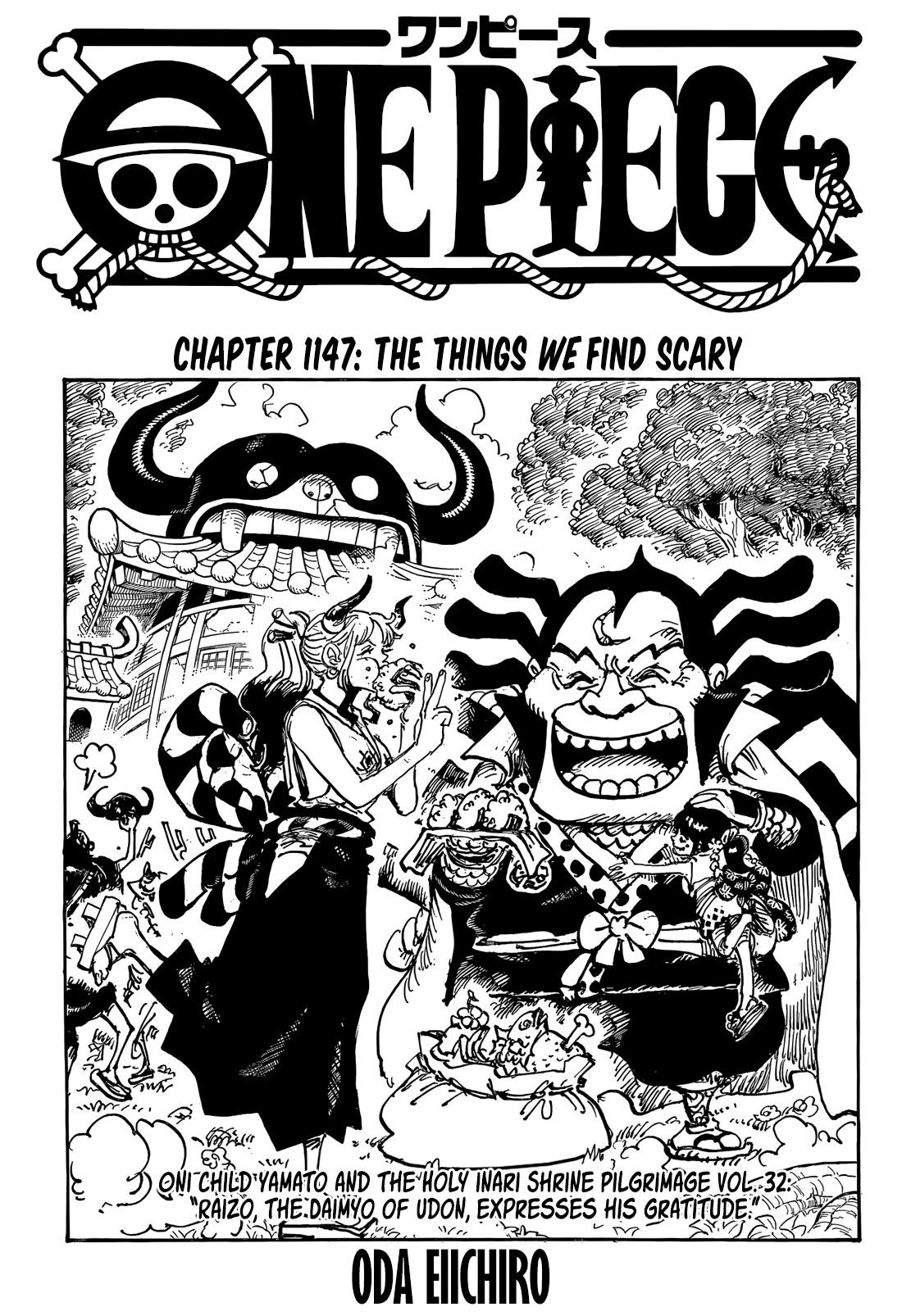 One Piece Manga Chapter 1147 page 2 - What We're Afraid Of
