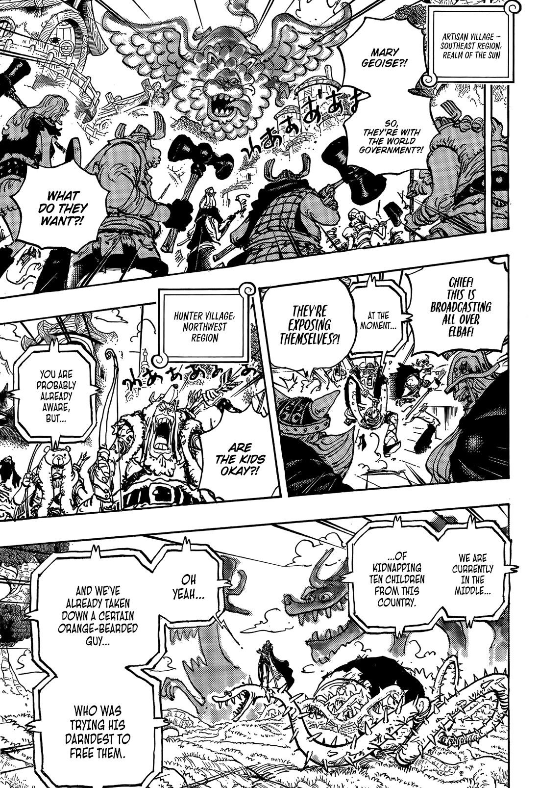 One Piece Manga Chapter 1147 page 8 - What We're Afraid Of