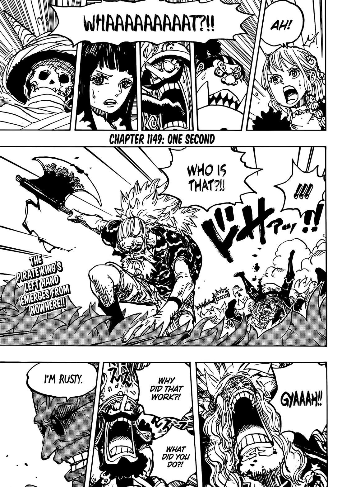 One Piece Manga Chapter 1149 page 1 - One Second