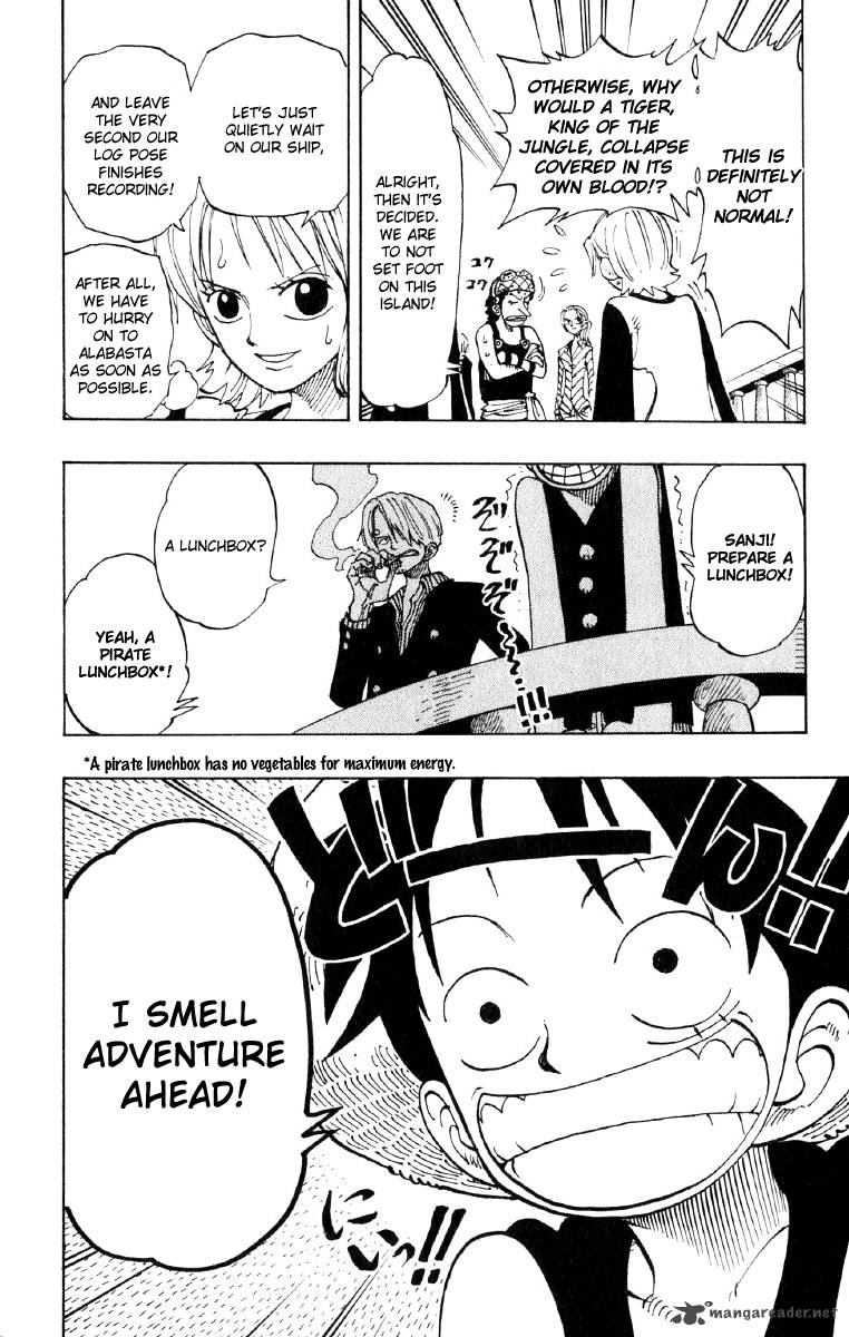 One Piece Manga Chapter 115 page 11 - Little Garden of Adventure