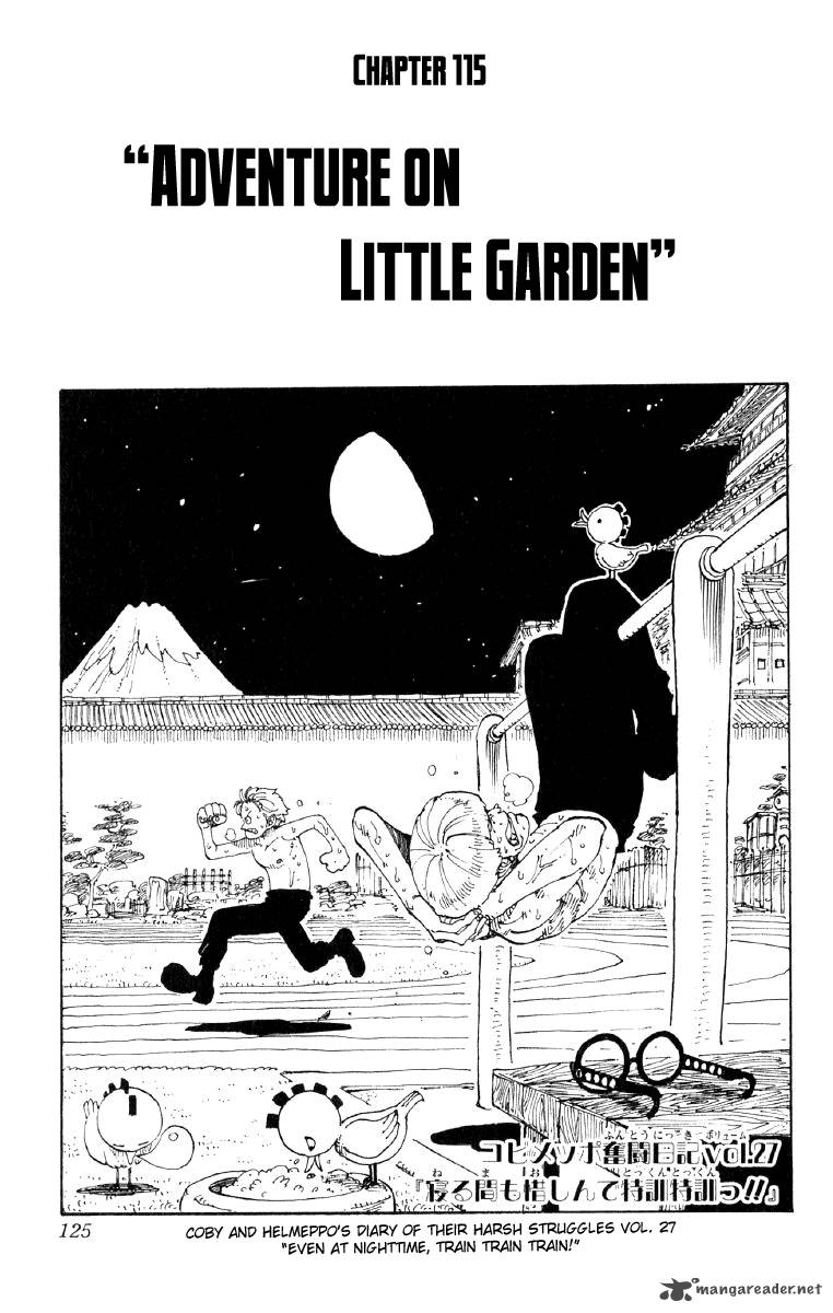 One Piece Manga Chapter 115 page 2 - Little Garden of Adventure