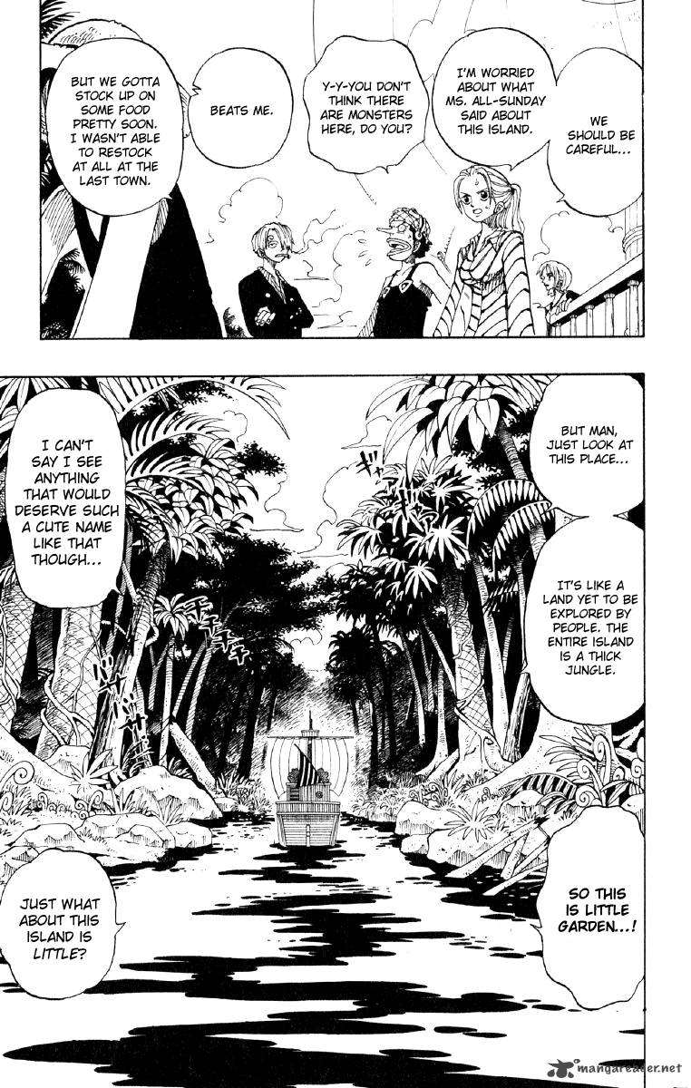 One Piece Manga Chapter 115 page 8 - Little Garden of Adventure