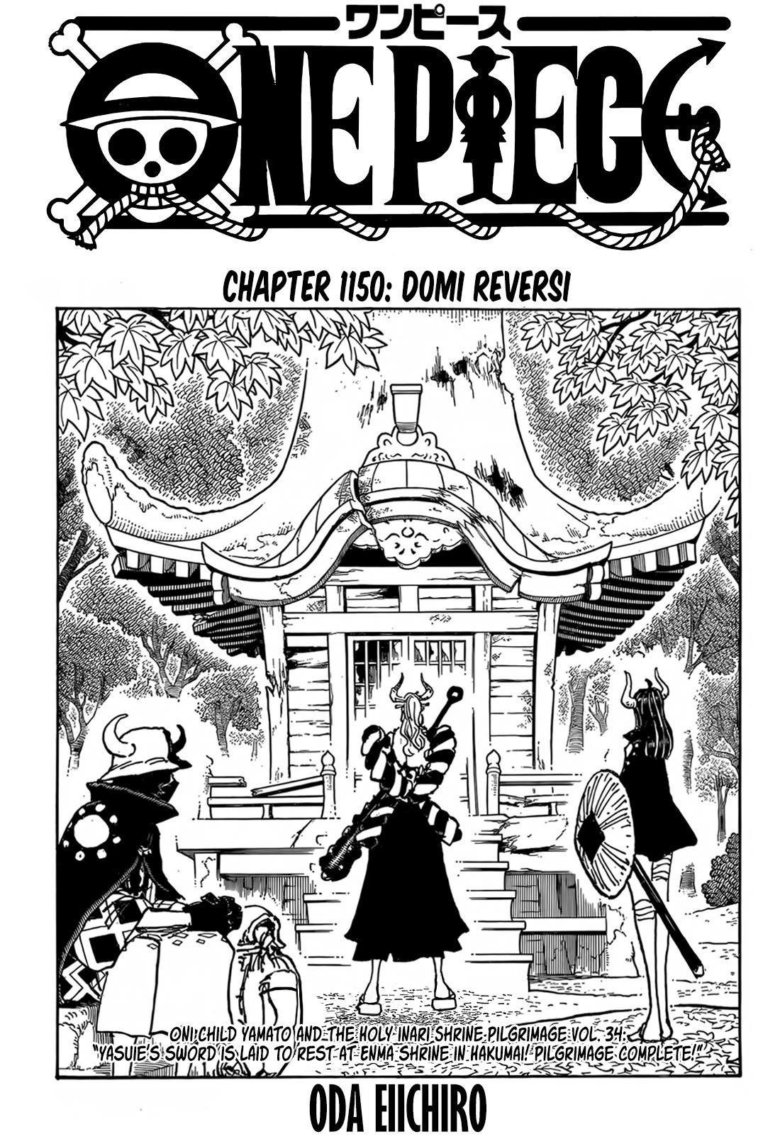 One Piece Manga Chapter 1150 page 1 - Domi Reversi