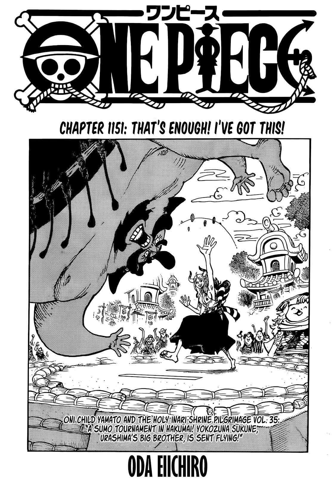 One Piece Manga Chapter 1151 page 1 - I Get the Idea!!!