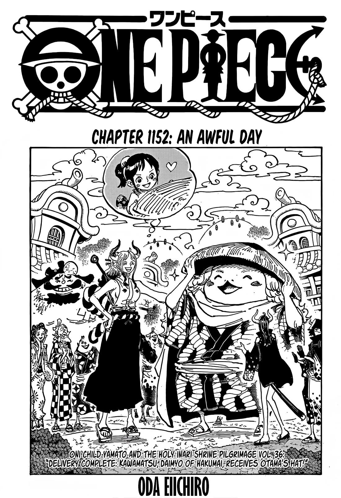One Piece Manga Chapter 1152 page 1 - A Horrible Day