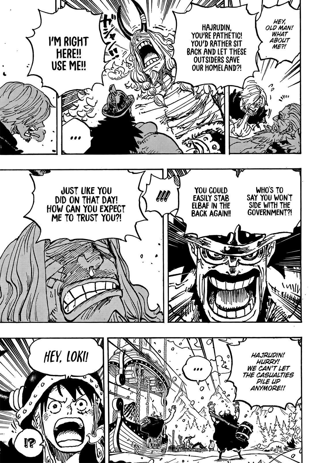 One Piece Manga Chapter 1152 page 5 - A Horrible Day