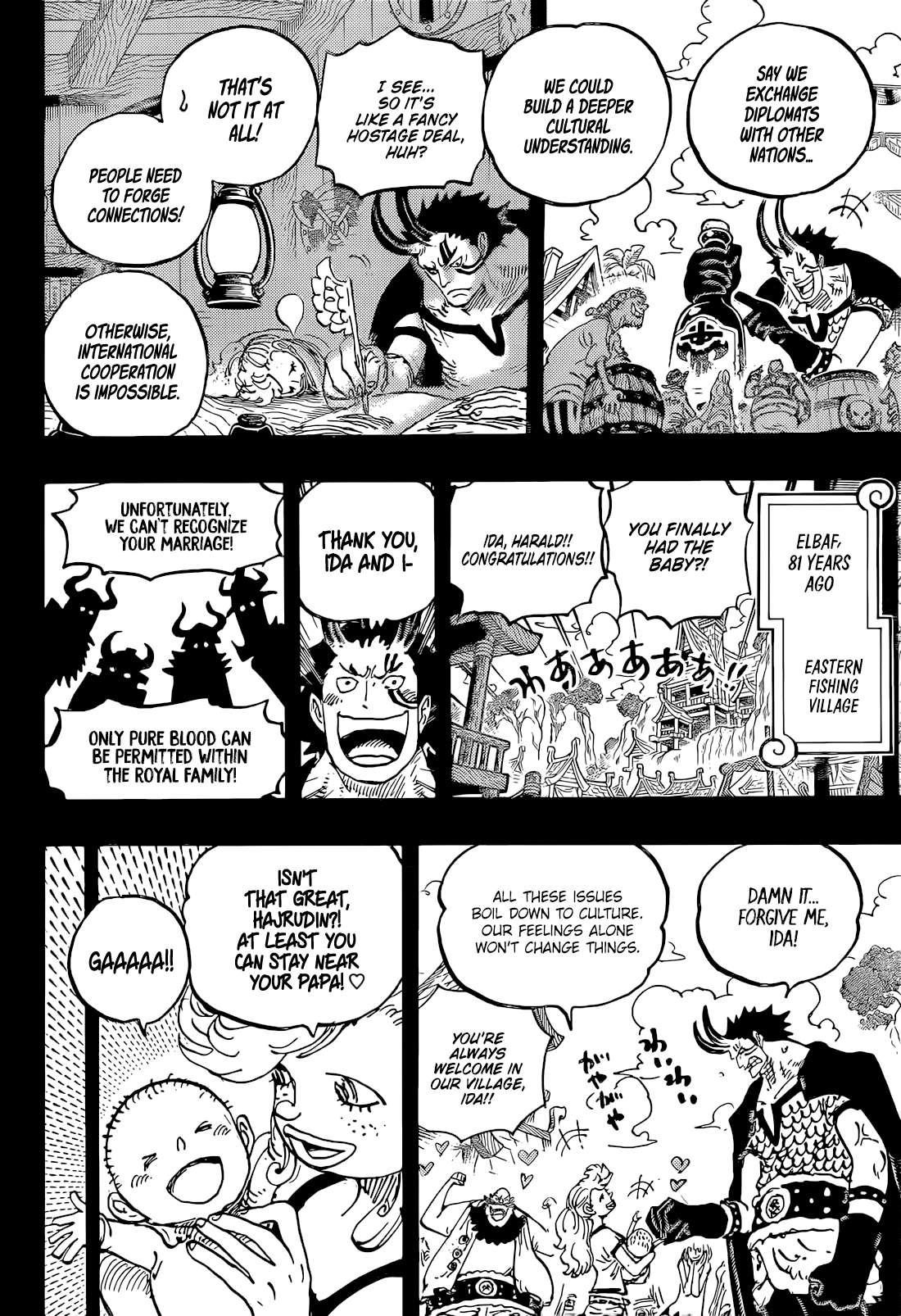 One Piece Manga Chapter 1153 page 10 - The Birth of Loki