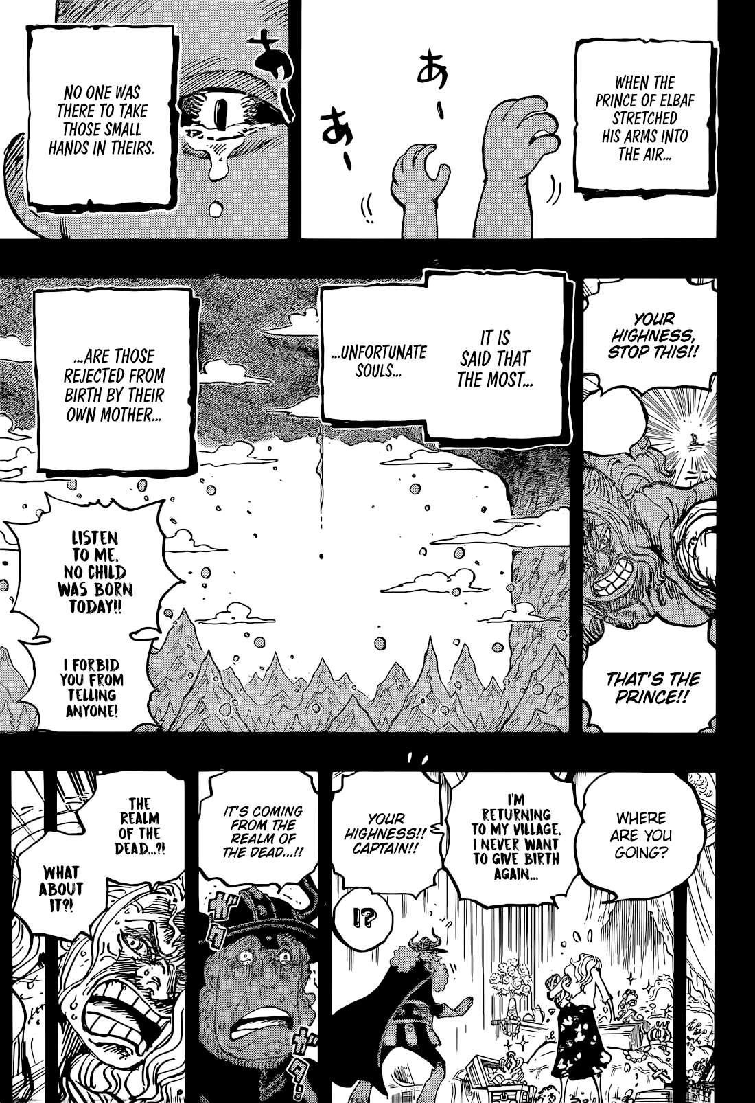 One Piece Manga Chapter 1153 page 15 - The Birth of Loki