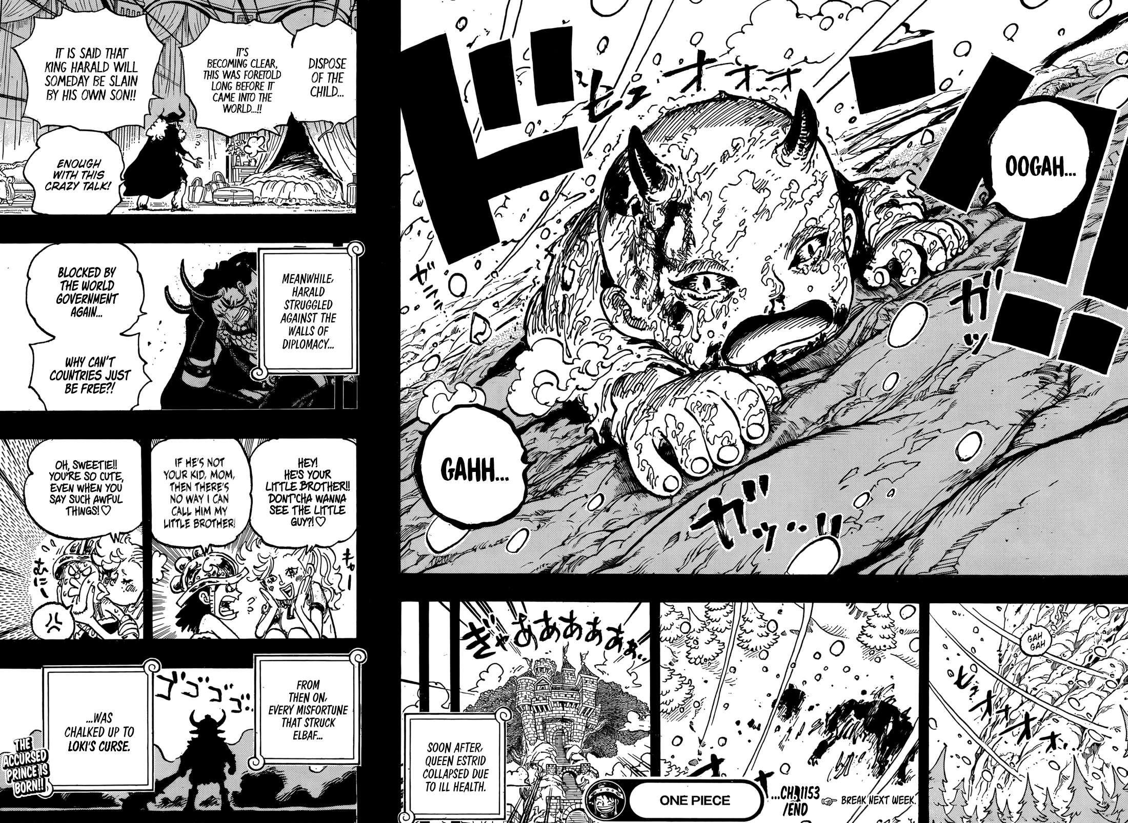 One Piece Manga Chapter 1153 page 16 - The Birth of Loki