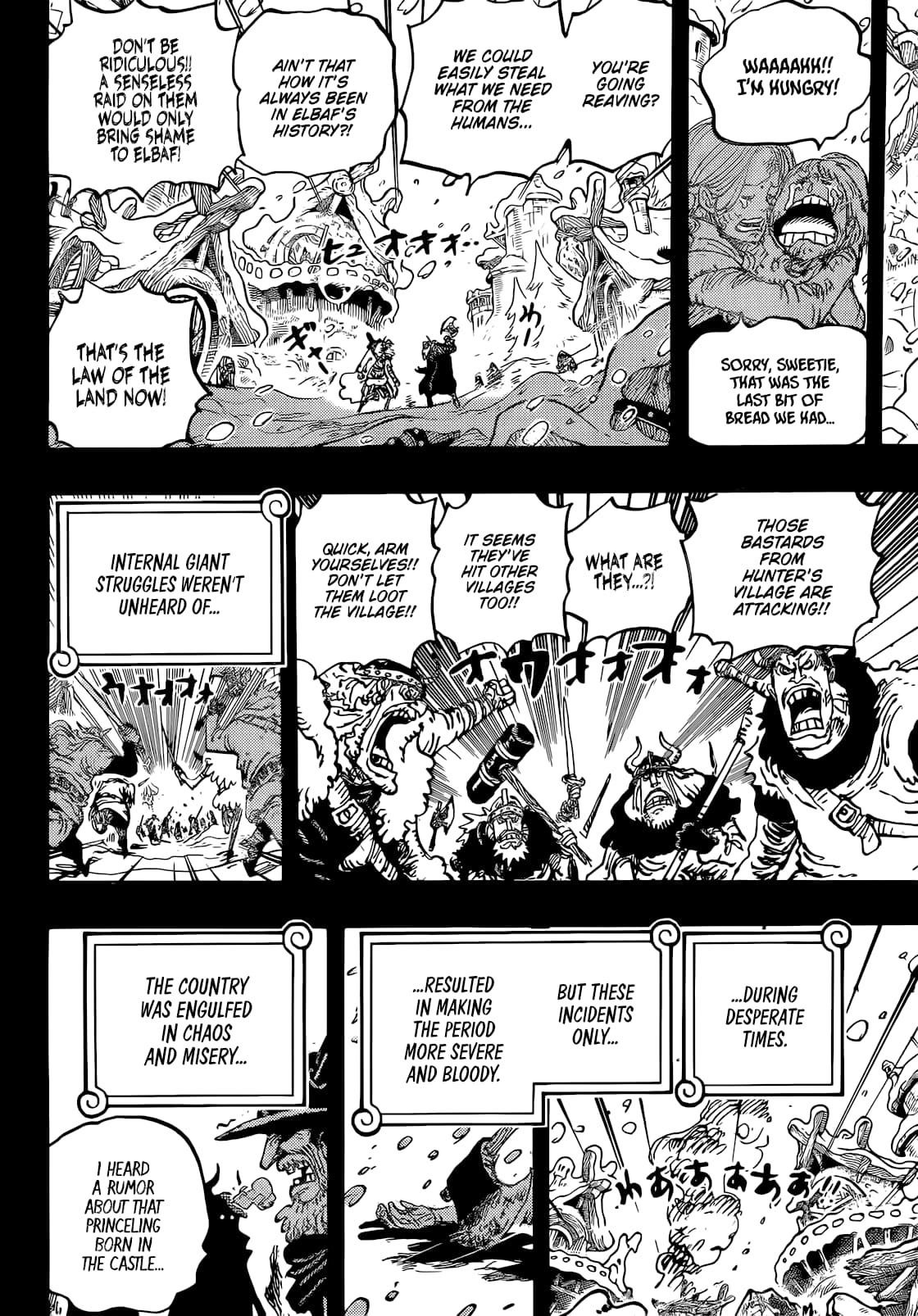 One Piece Manga Chapter 1154 page 4 - Can't Even Die