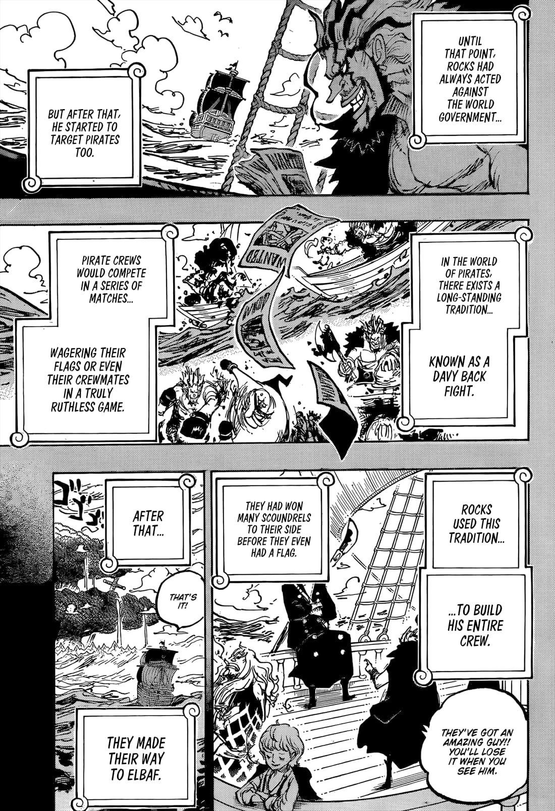 One Piece Manga Chapter 1155 page 10 - The Rocks Pirates