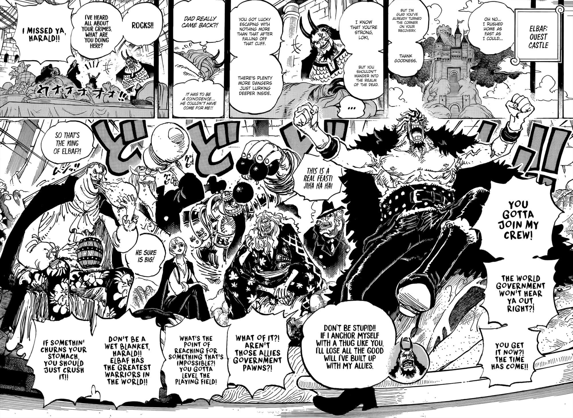 One Piece Manga Chapter 1155 page 11 - The Rocks Pirates