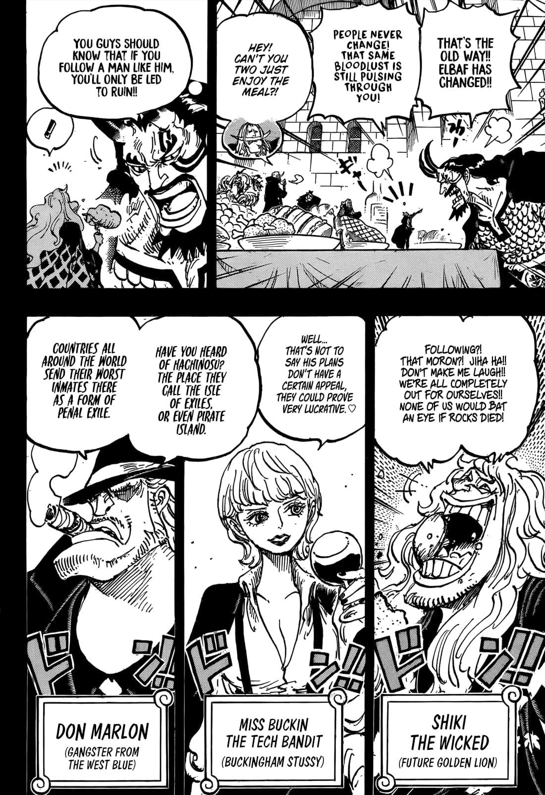 One Piece Manga Chapter 1155 page 12 - The Rocks Pirates