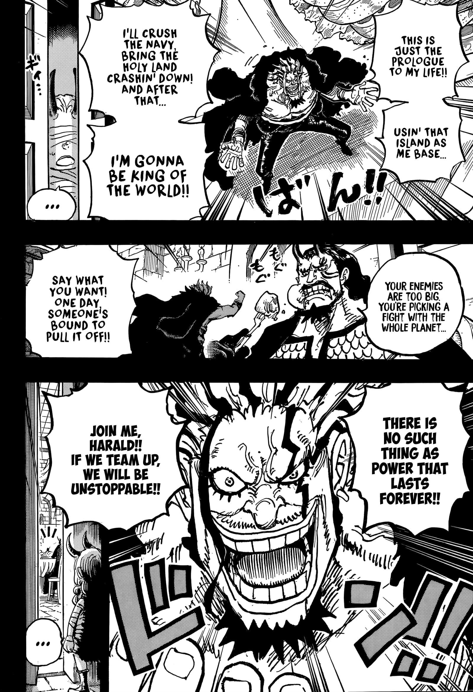 One Piece Manga Chapter 1155 page 14 - The Rocks Pirates